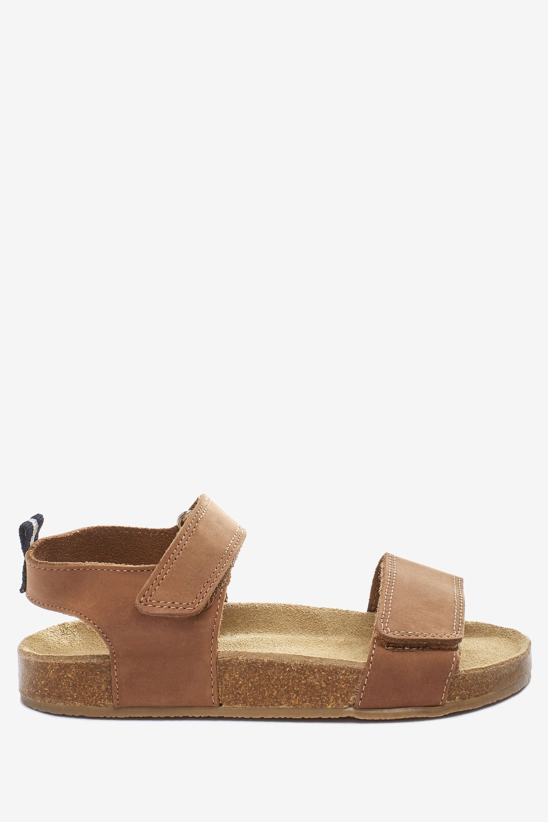 Tan Brown Corkbed Comfort Sandals