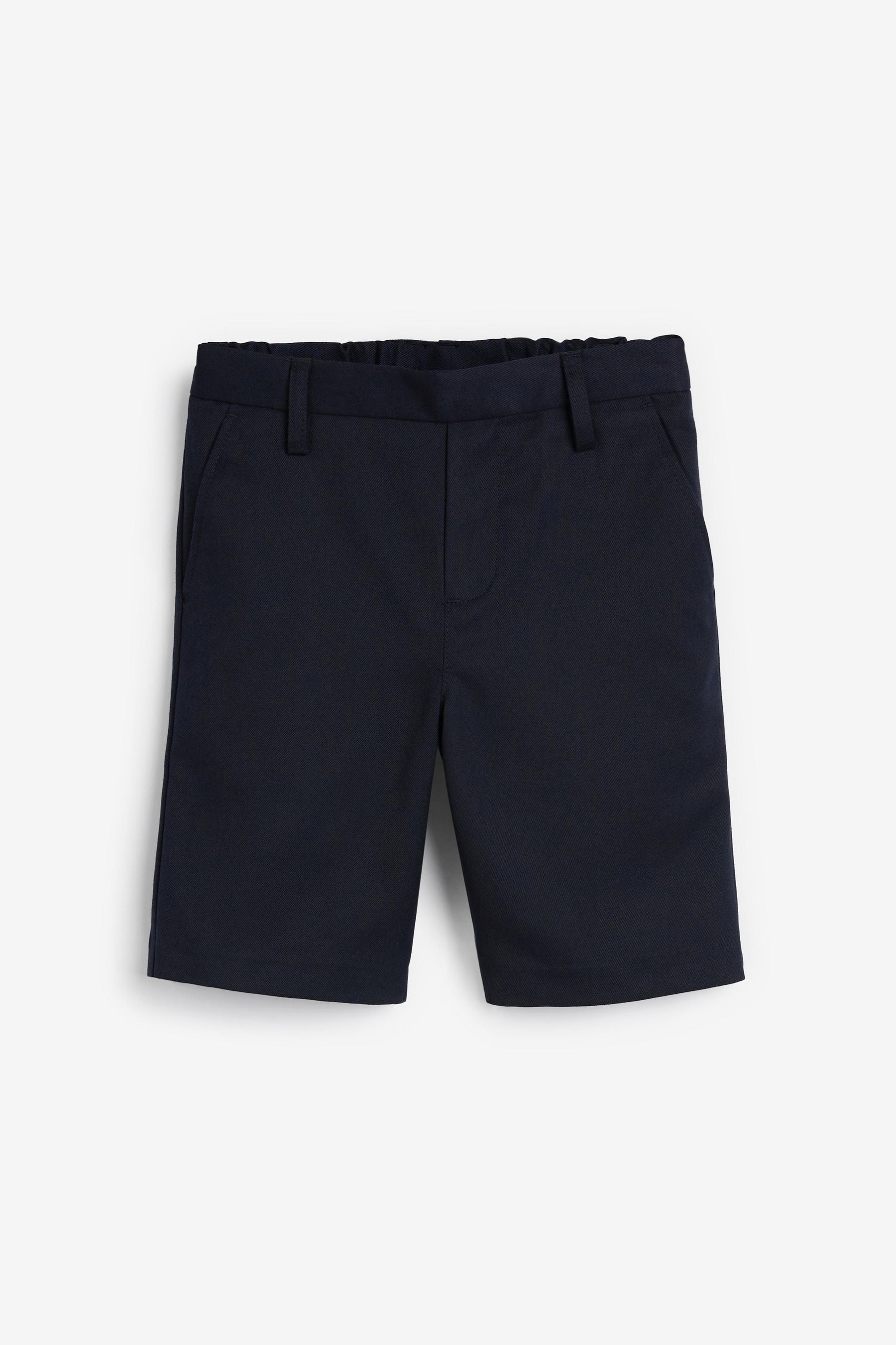 Navy Flat Front Shorts (3-14yrs)