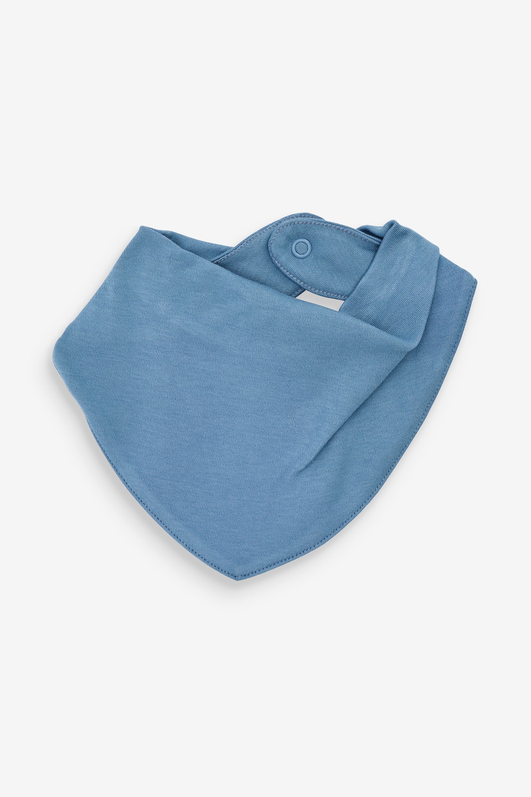 Blue 3 Pack Dribble Baby Bibs