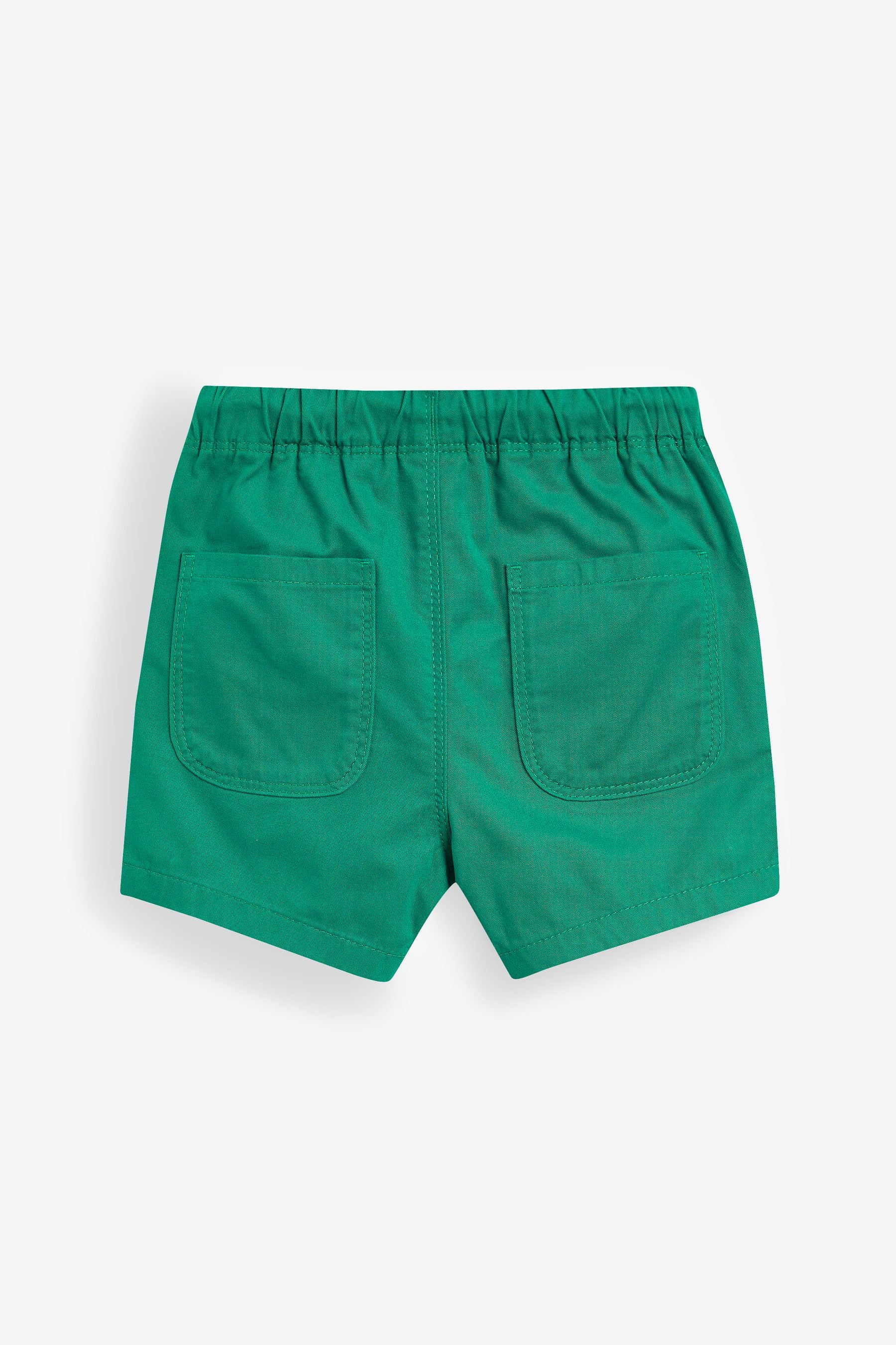 Red/Cobalt/Green Pull On Shorts 3 Pack (3mths-7yrs)