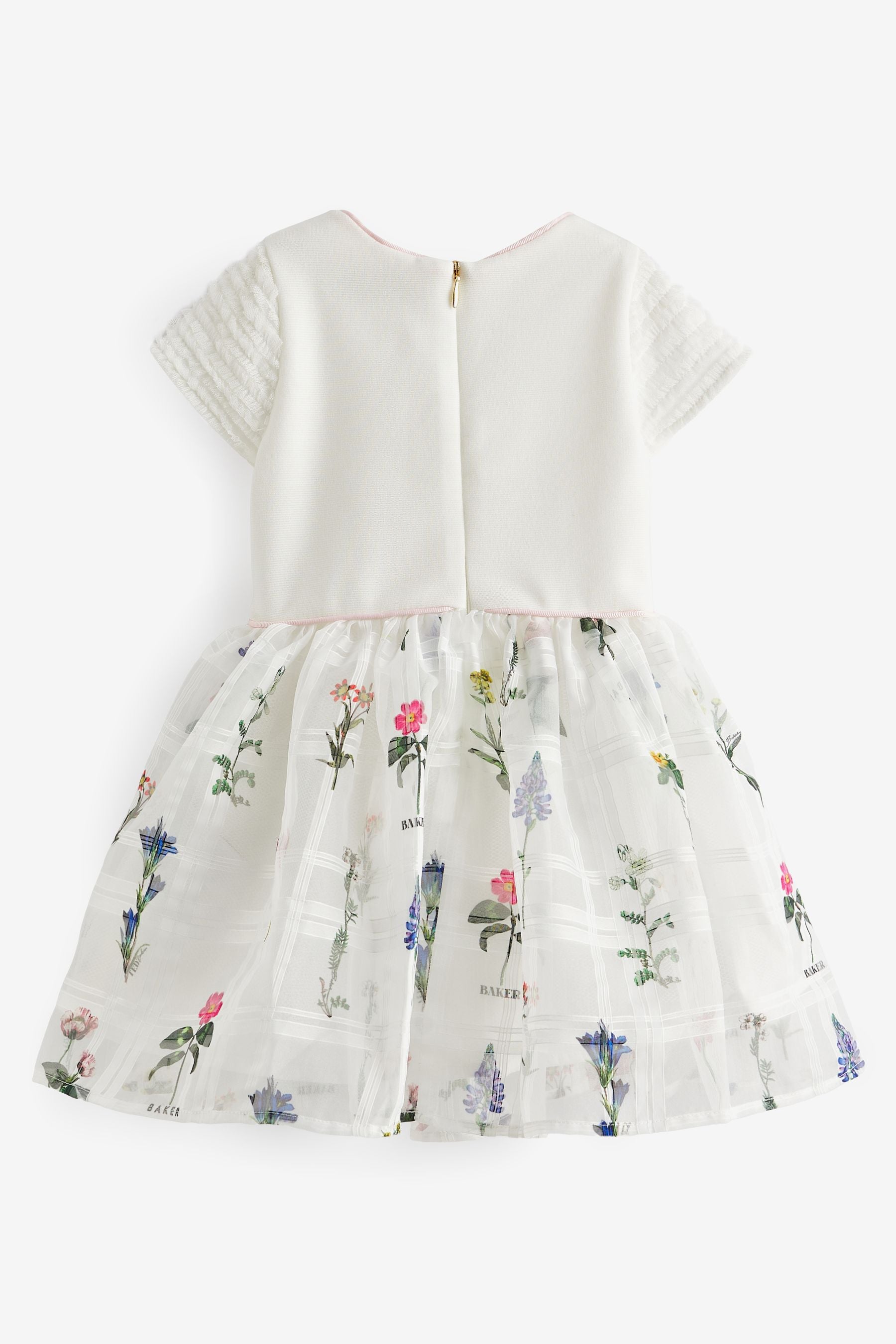 White Baker by Ted Baker Burnout 2-in-1 Dress