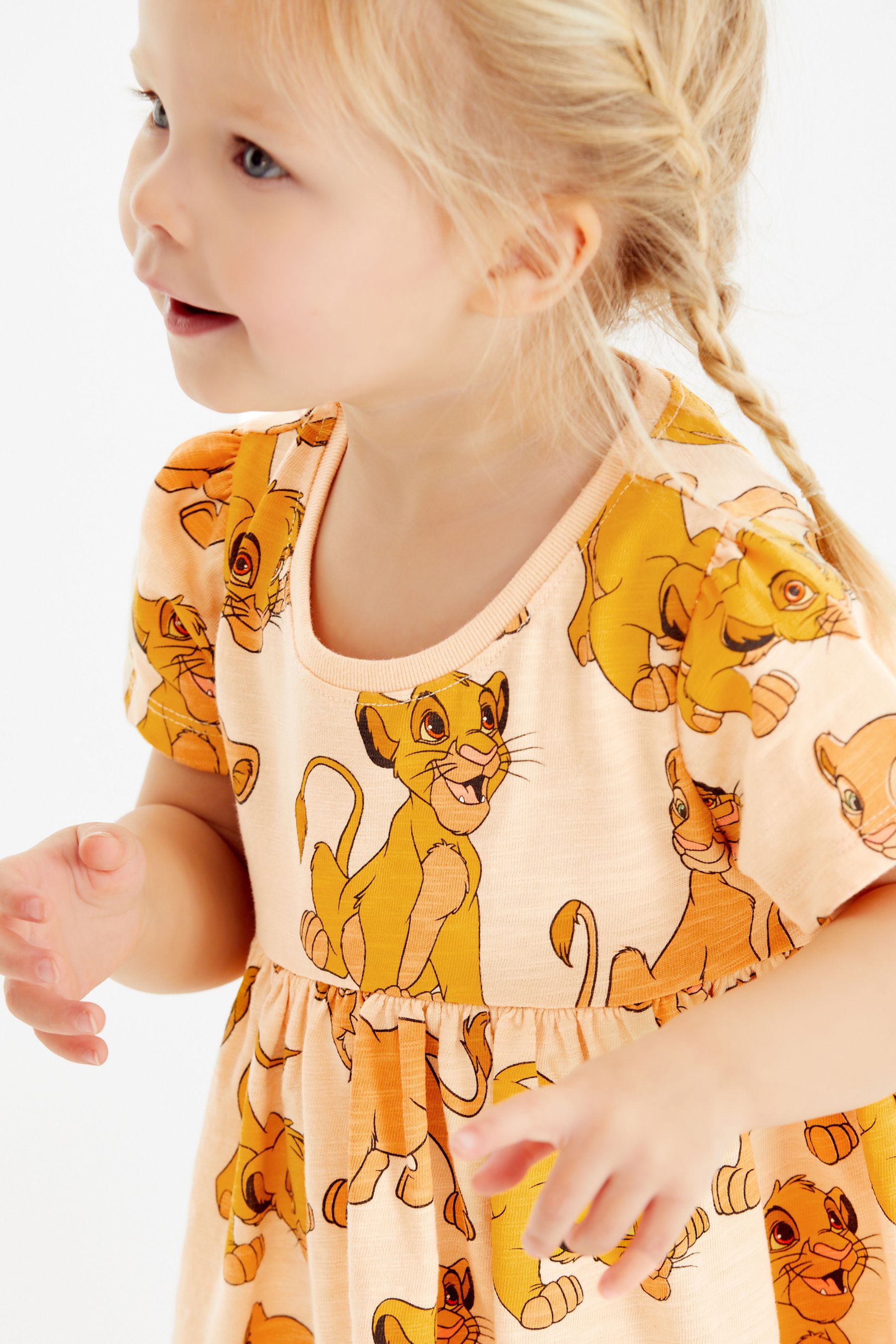 Pink Lion King Disney Jersey Dress (3mths-7yrs)