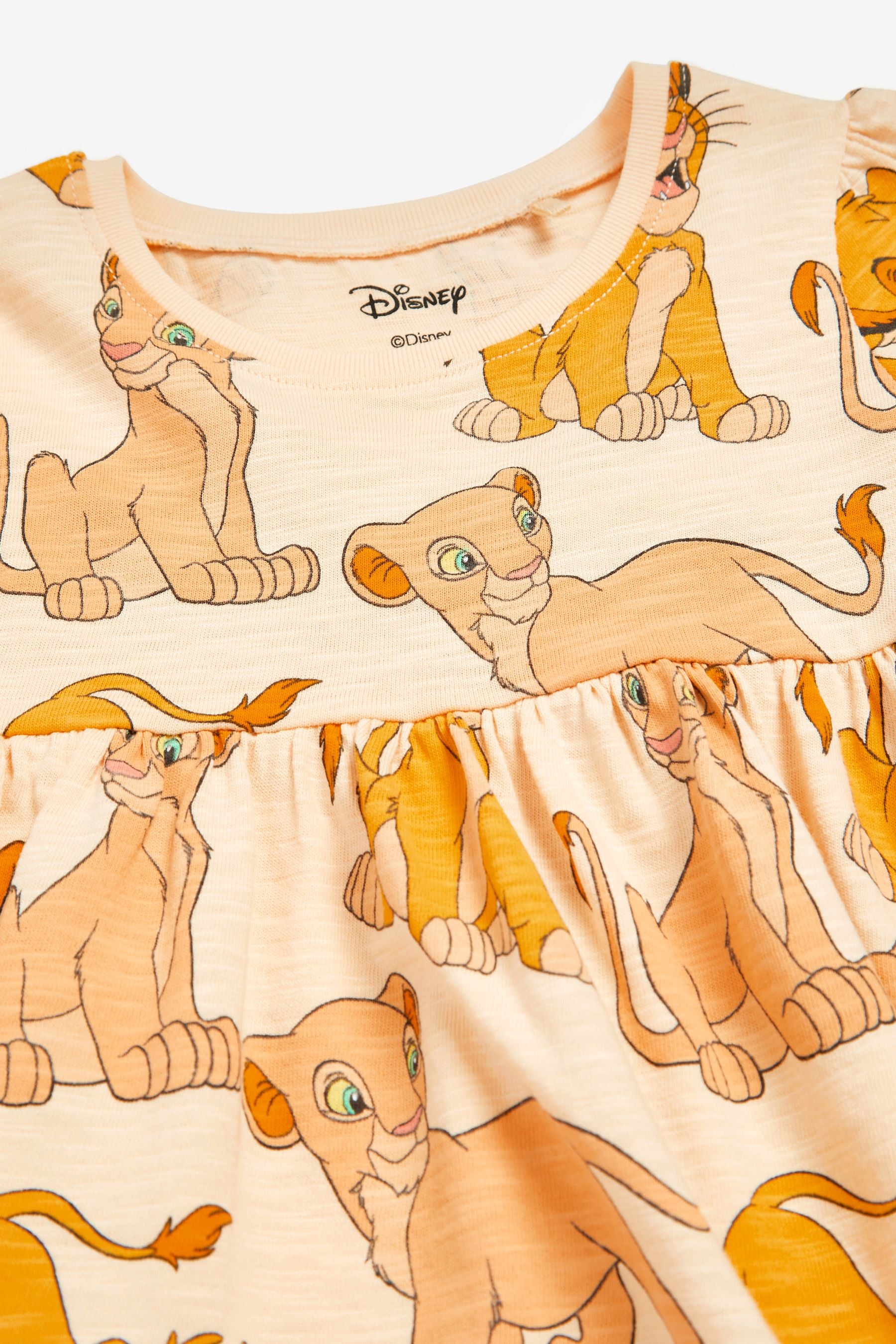 Pink Lion King Disney Jersey Dress (3mths-7yrs)