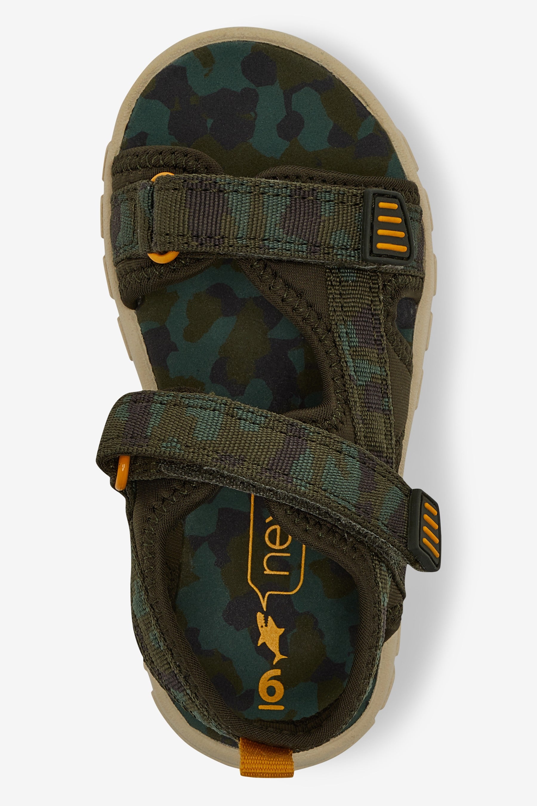 Khaki Green Camo Lightweight Trekker Sandals