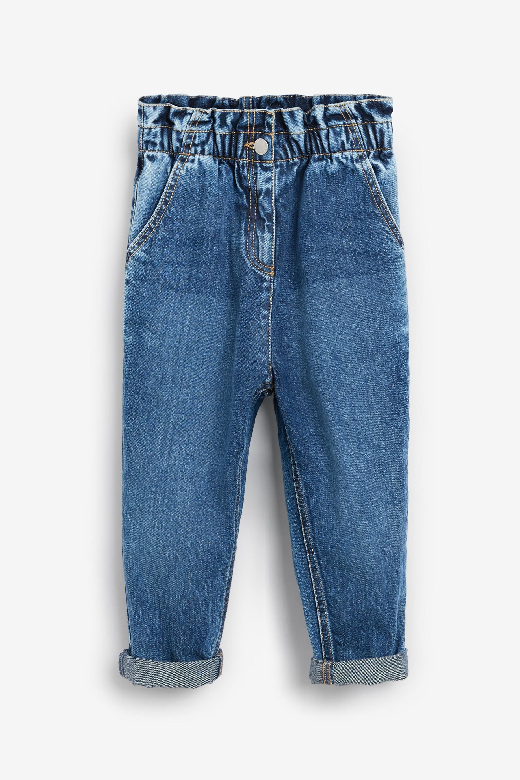 Dark Wash Gathered Waist Jeans (3-16yrs)