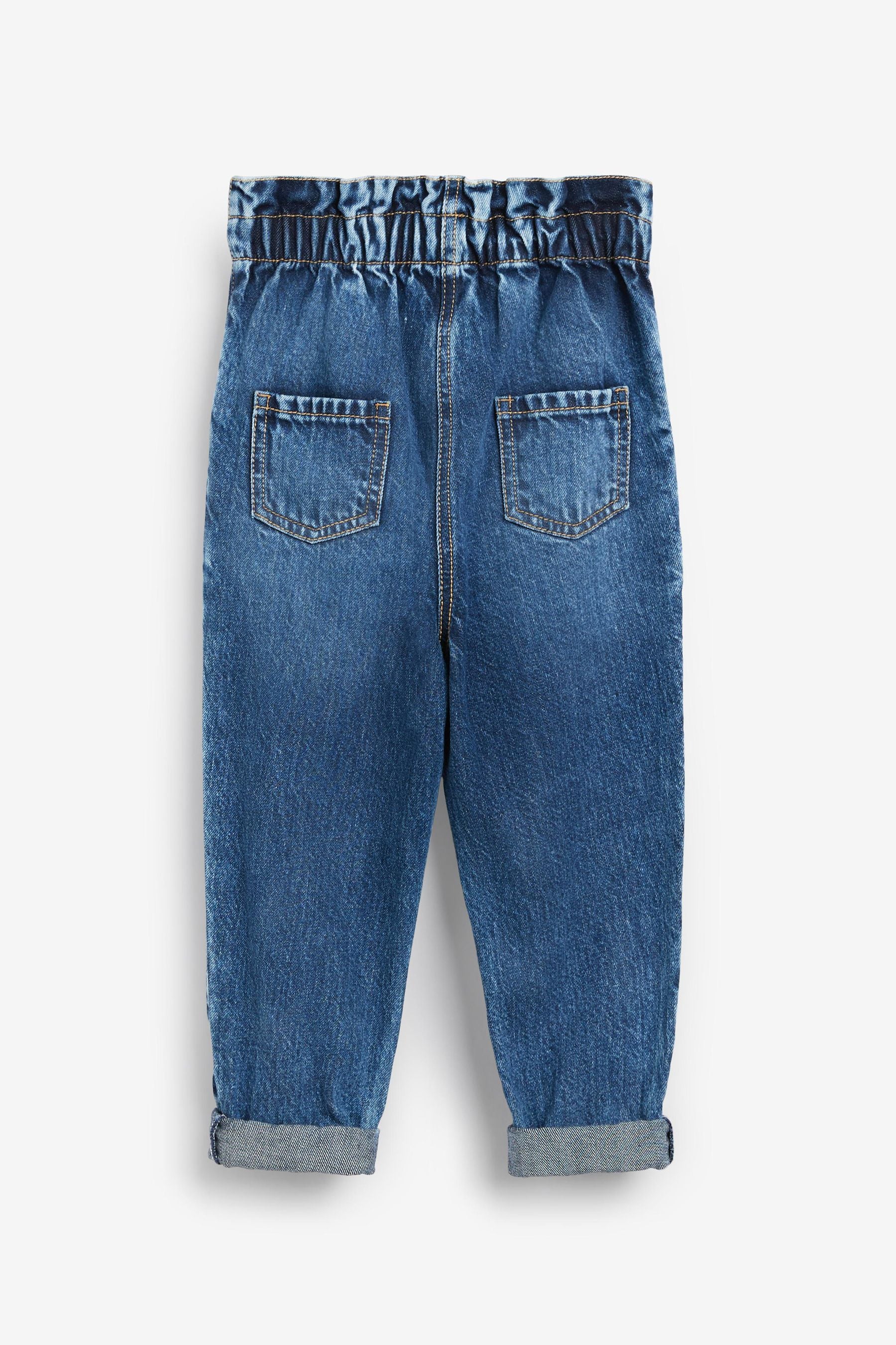 Dark Wash Gathered Waist Jeans (3-16yrs)