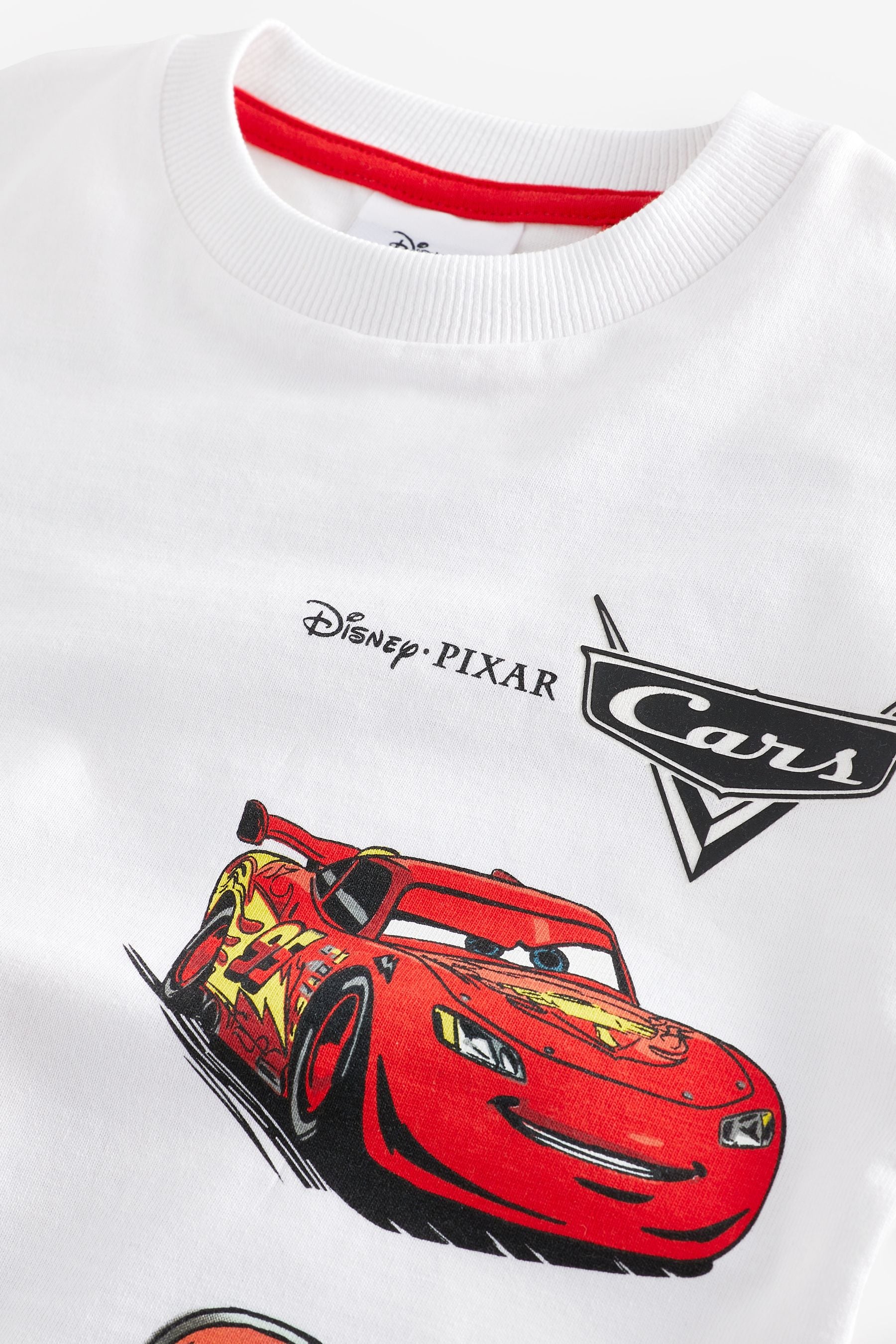 White Short Sleeve Cars T-Shirt (9mths-8yrs)