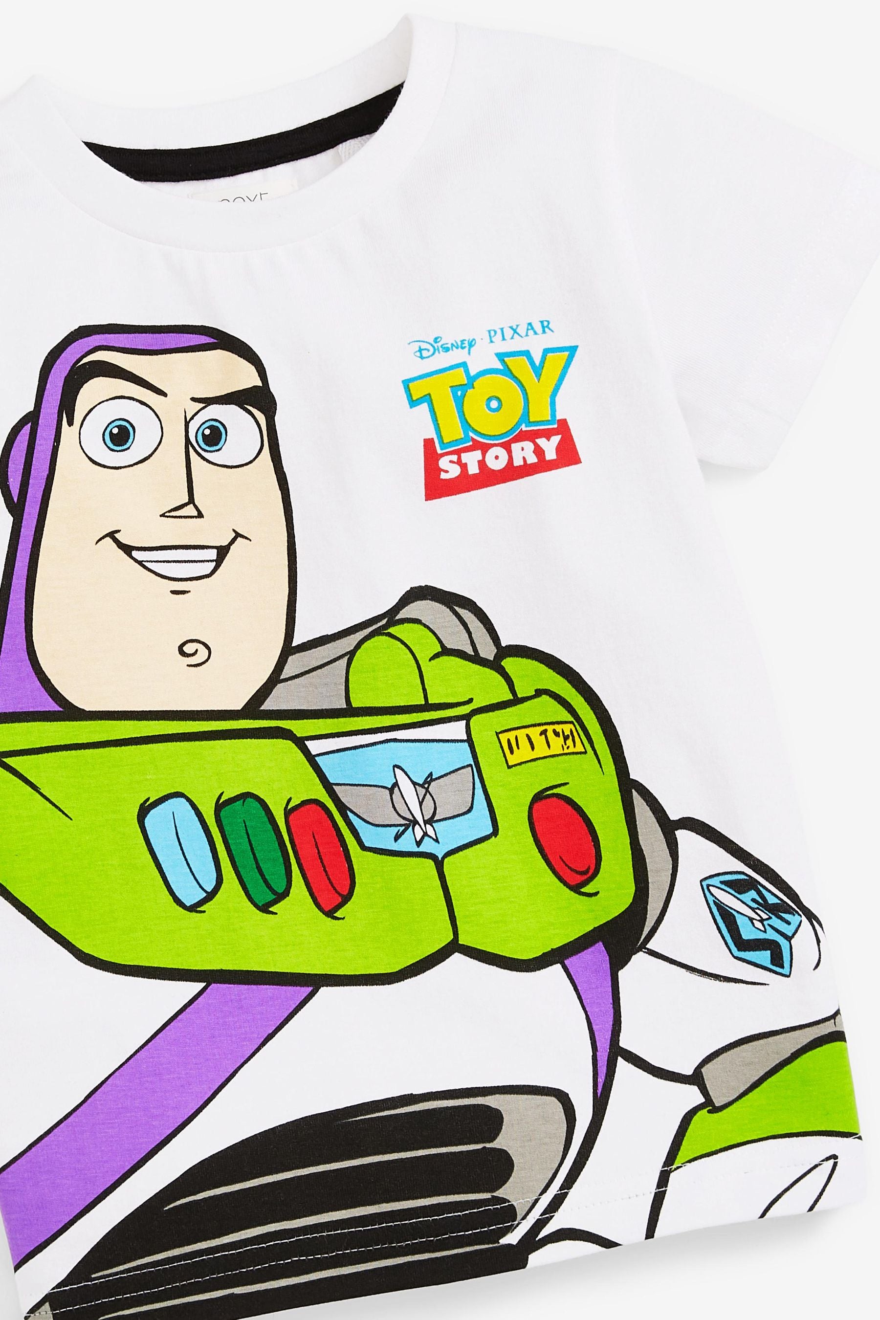 White Toy Story Buzz License T-Shirt (3mths-8yrs)