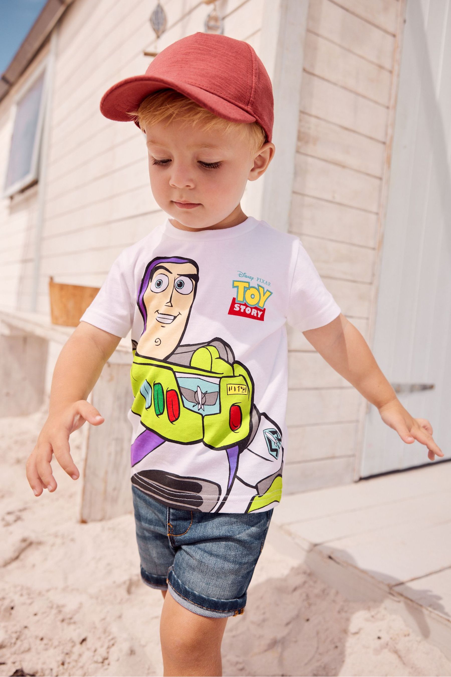 White Toy Story Buzz License T-Shirt (3mths-8yrs)