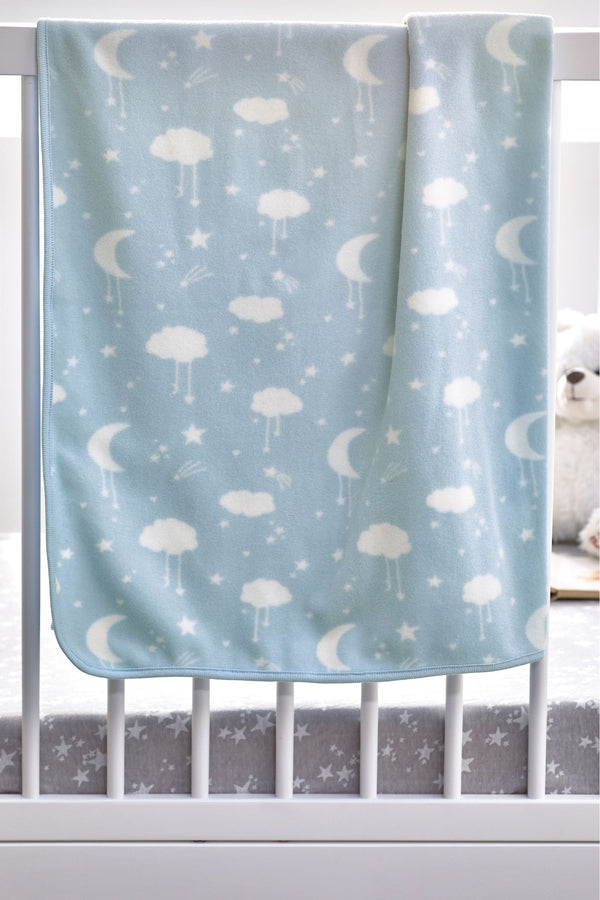 Blue Kids Supersoft Fleece Blanket