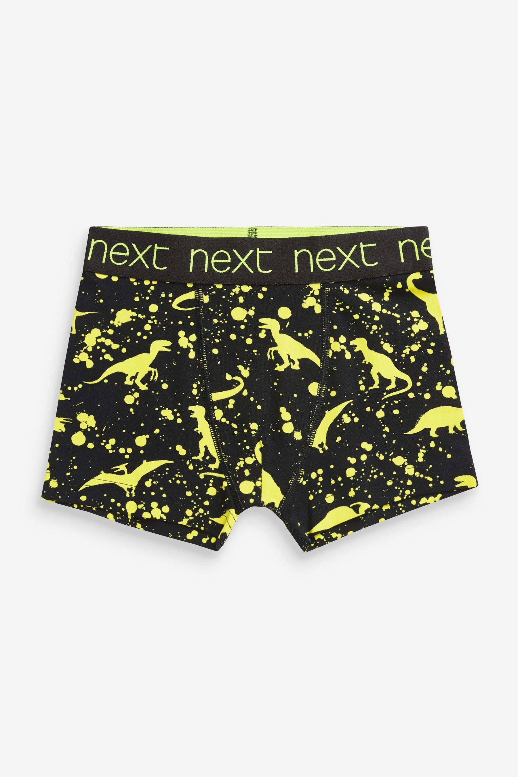 Black Dino Splat Trunks 5 Pack (2-16yrs)