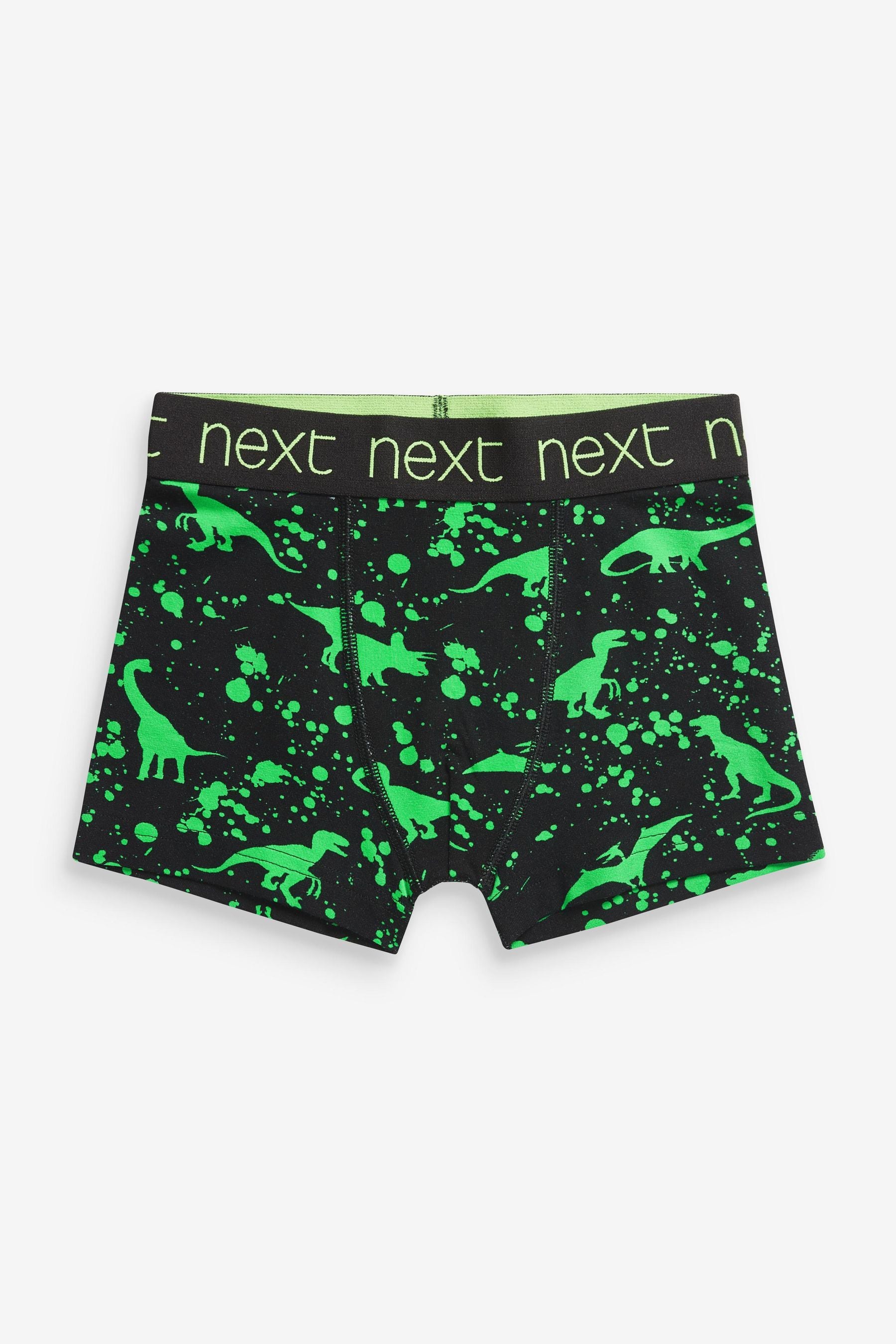 Black Dino Splat Trunks 5 Pack (2-16yrs)