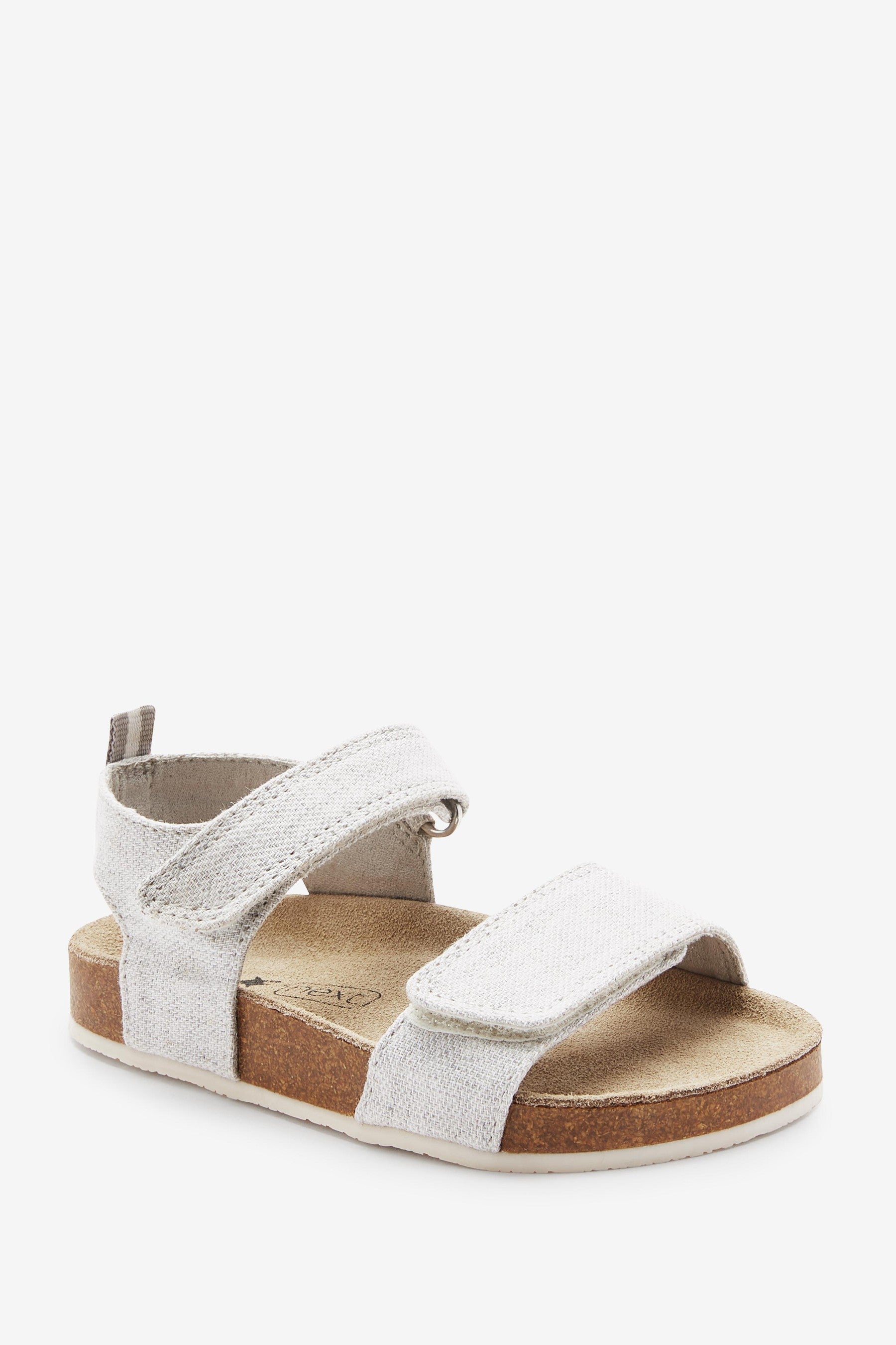 Grey Corkbed Comfort Sandals