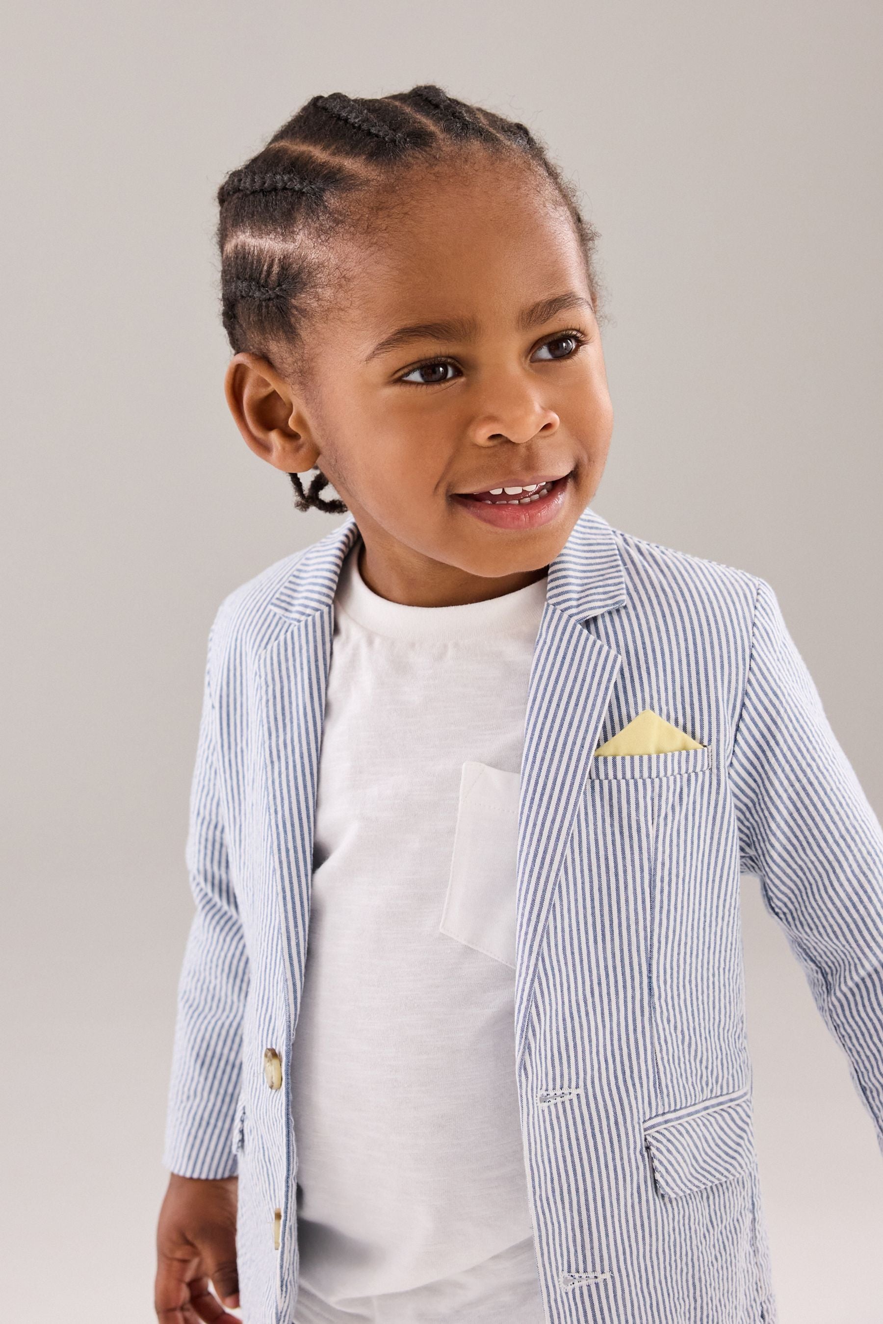 Ticking Stripe Blazer (3mths-9yrs)