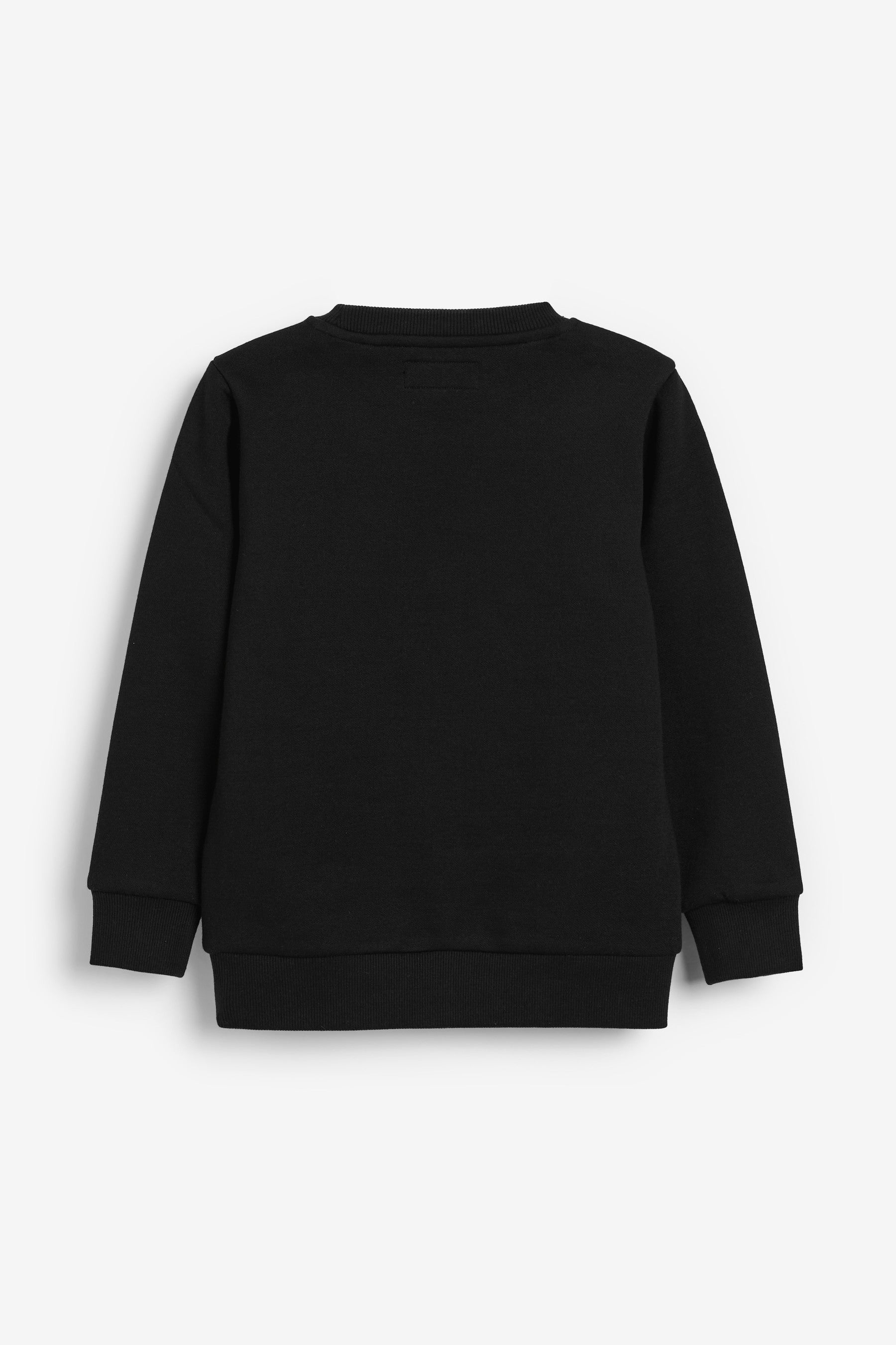 Black Sweatshirt Set Heavyweight Plain (3-16yrs)