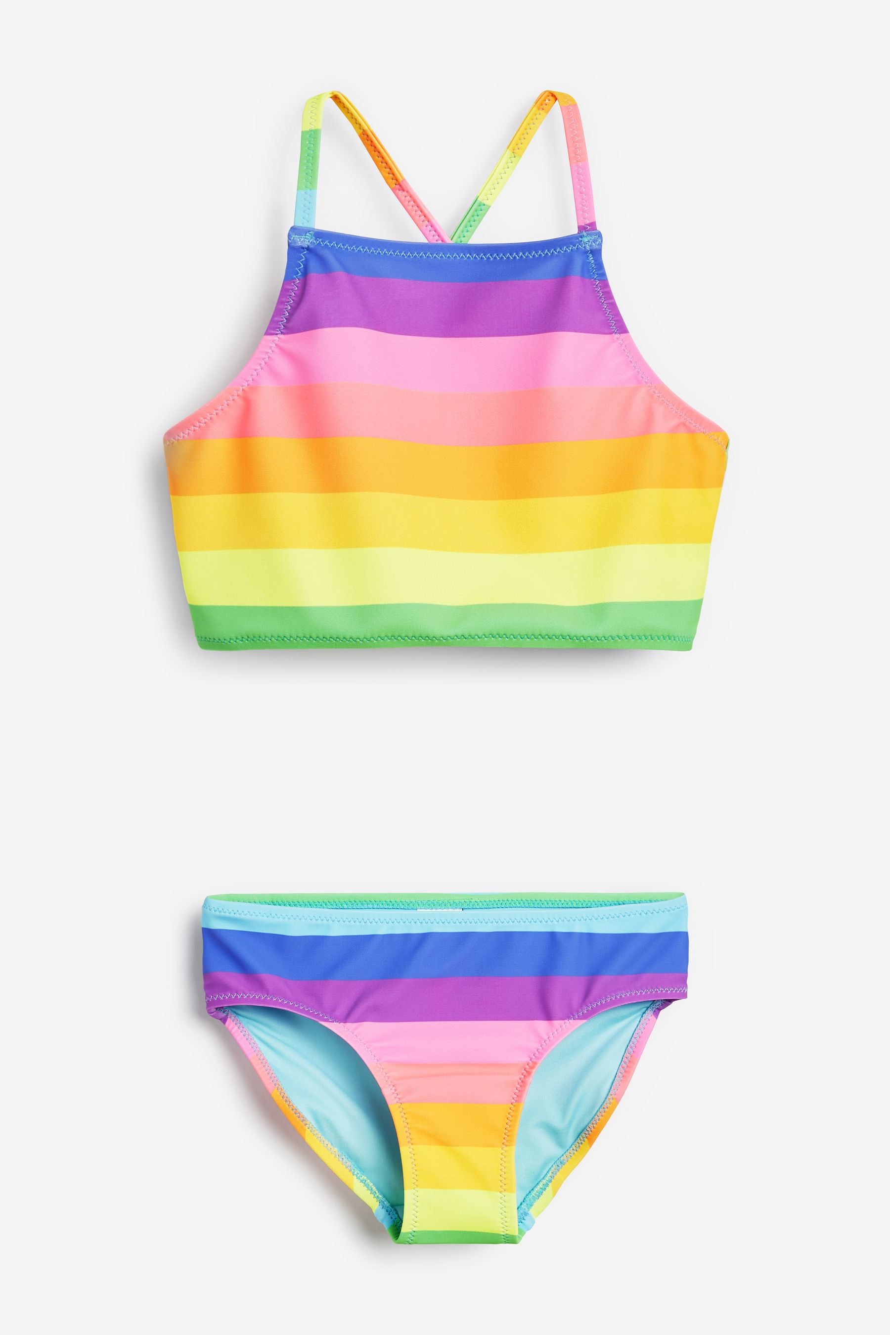 Rainbow Stripe Bikini (3-12yrs)