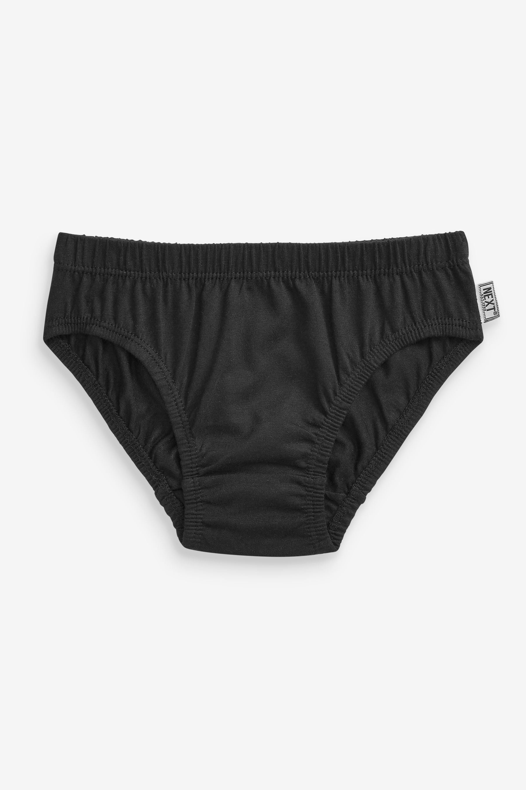 Black/Grey 7 Pack Briefs (1.5-16yrs)