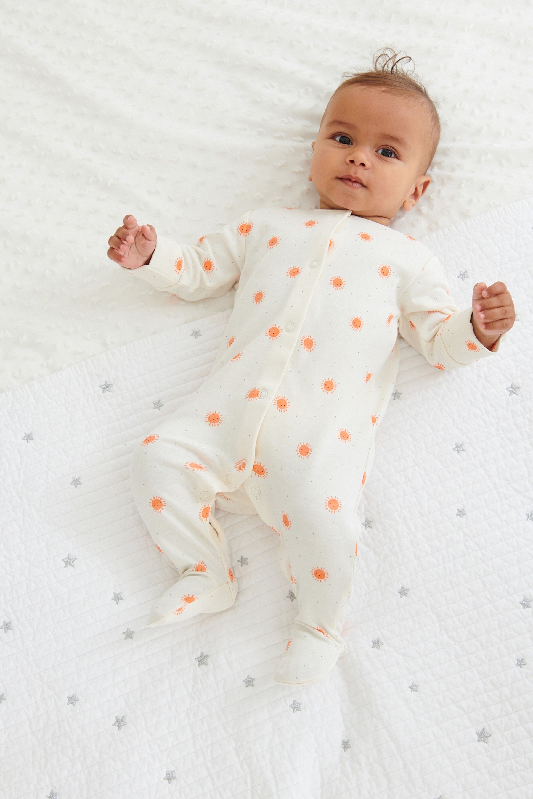 Bright Spot 7 Pack Printed Sleepsuits (0mths-2yrs)