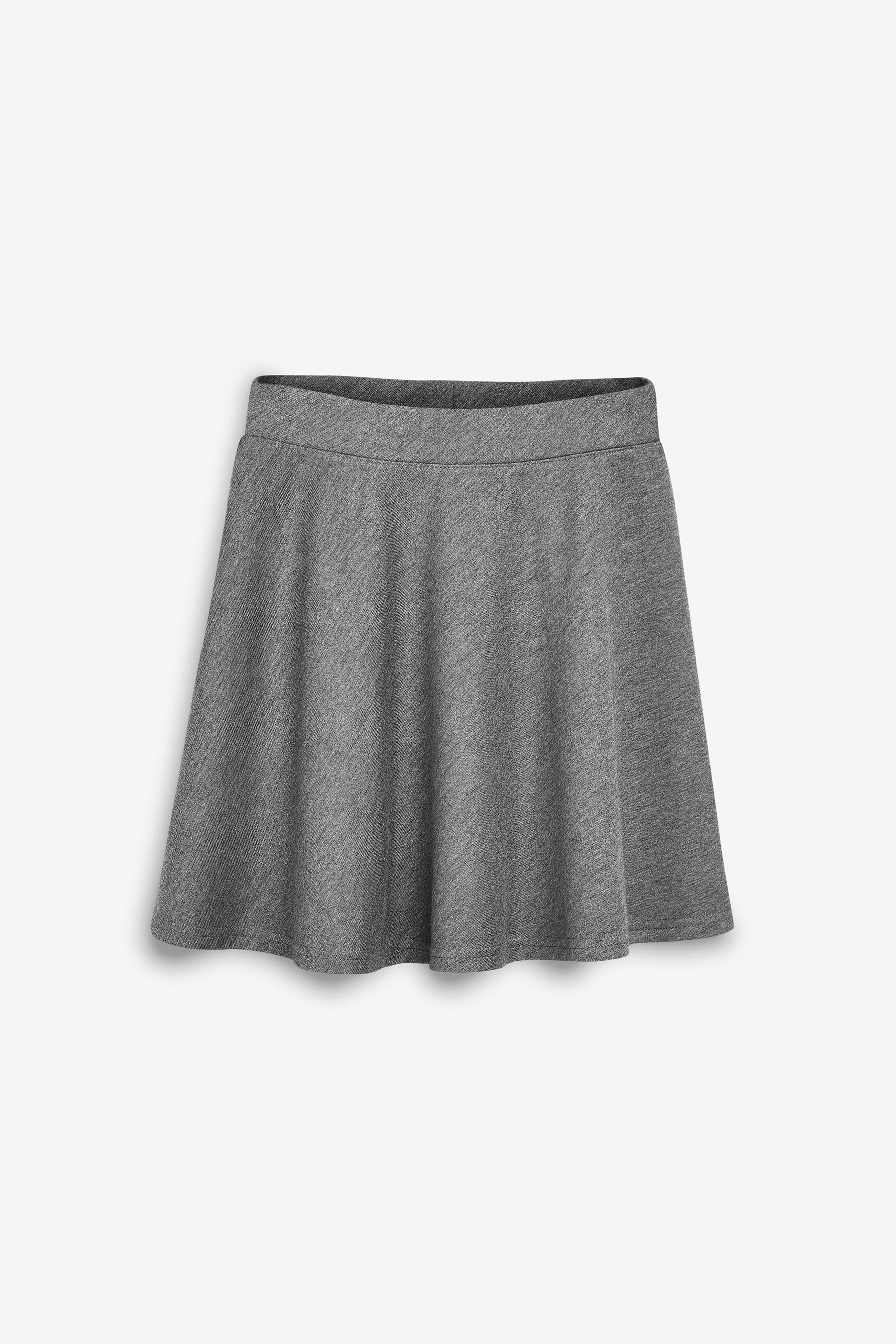 Grey Jersey Stretch Pull-On School Skater Skirt (3-17yrs)