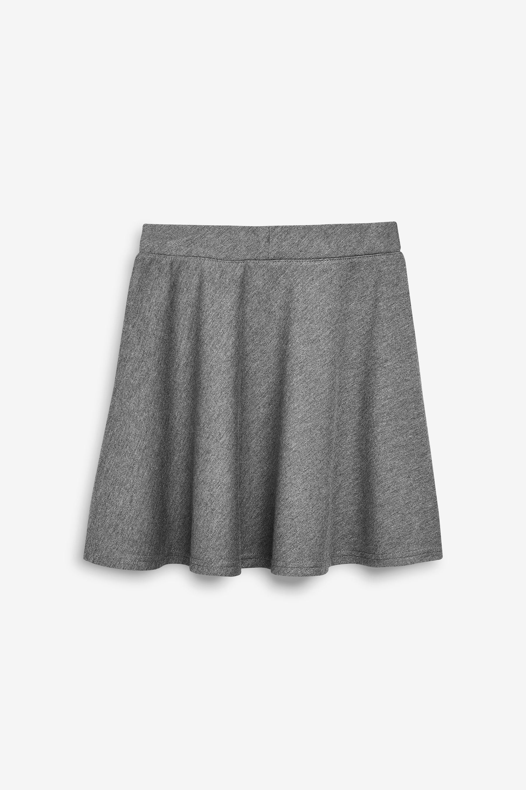 Grey Jersey Stretch Pull-On School Skater Skirt (3-17yrs)