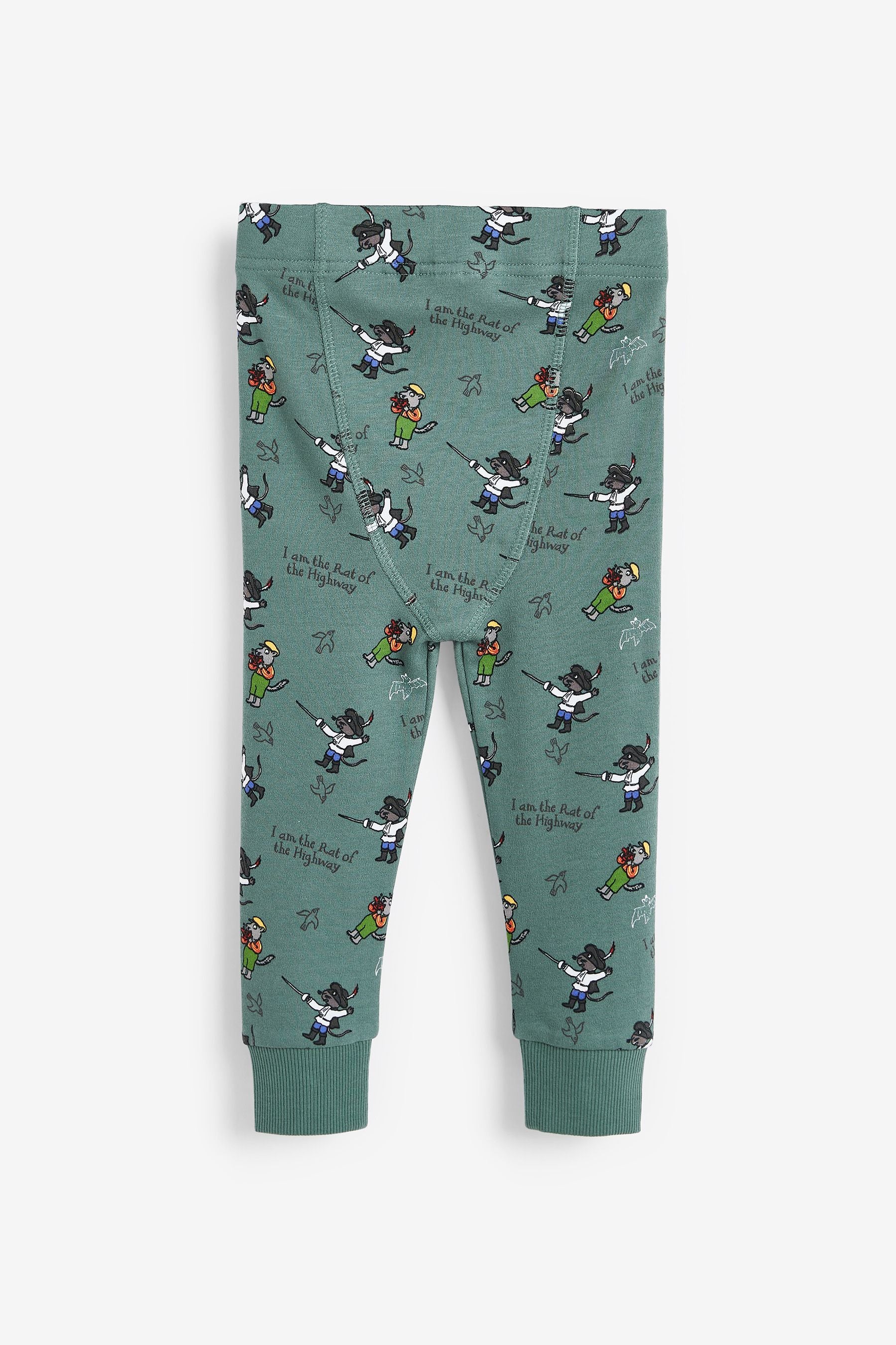 Green Stickman Snuggle Pyjamas (9mths-9yrs)