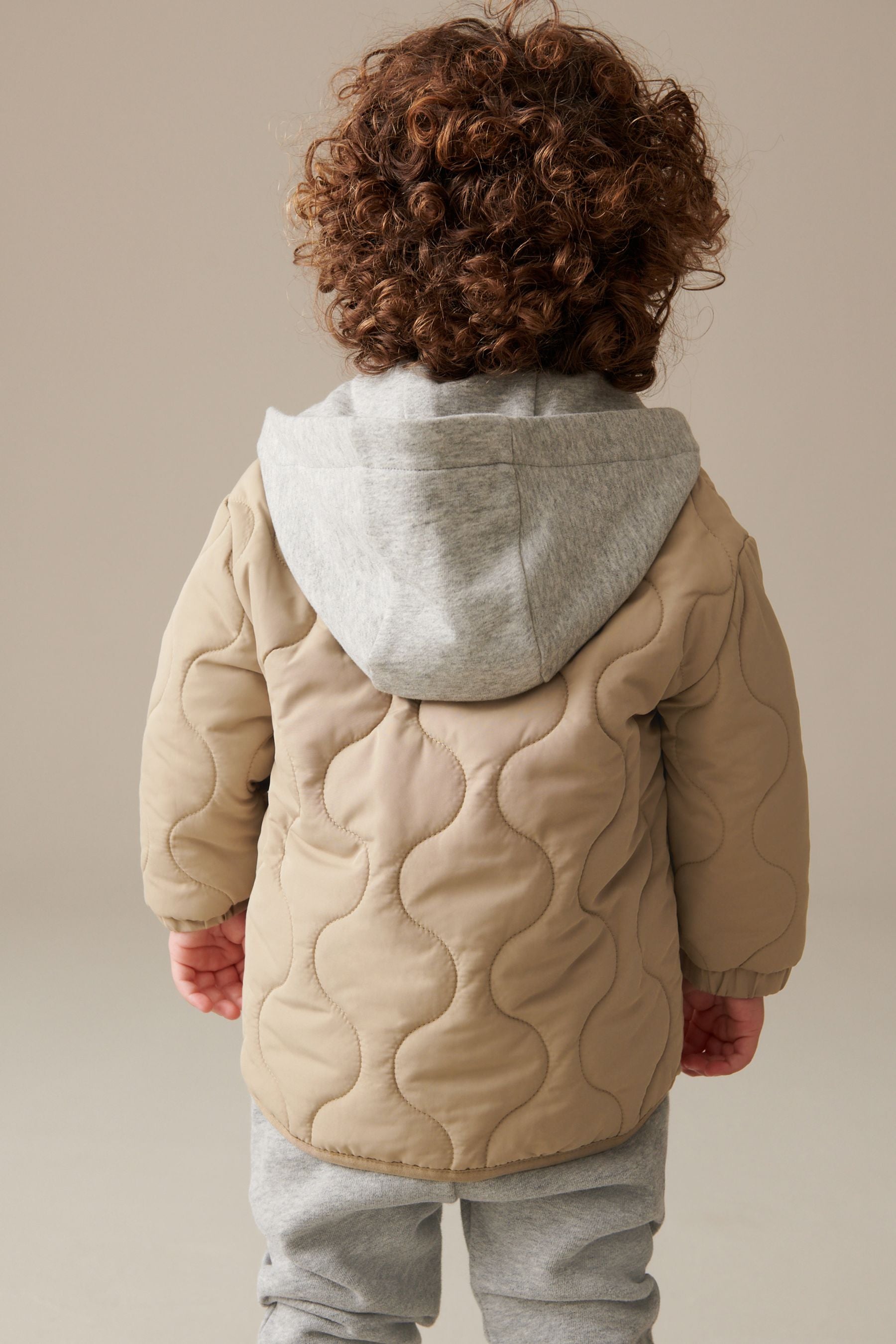 Neutral Quilted Jacket (3mths-7yrs)