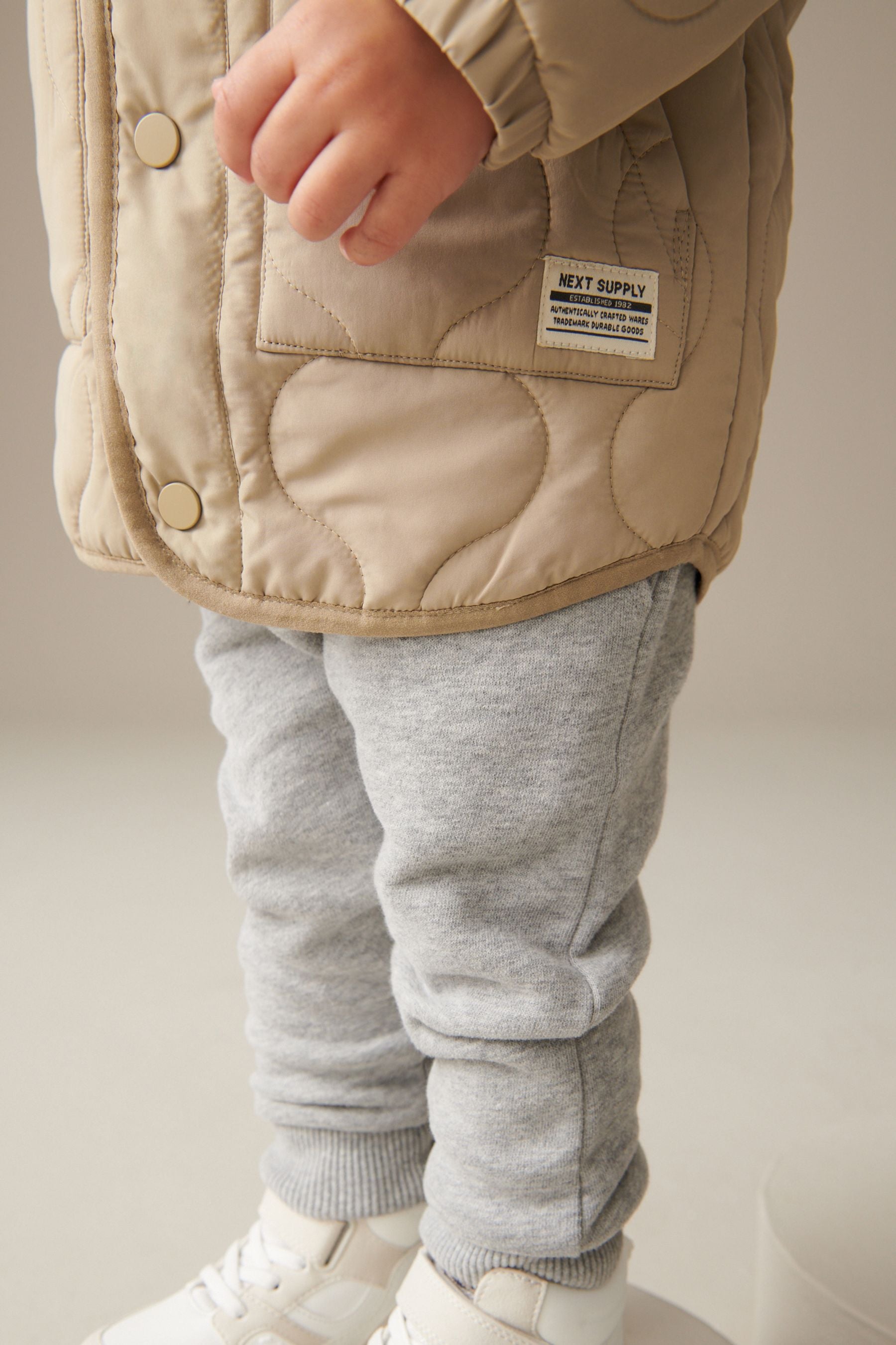 Neutral Quilted Jacket (3mths-7yrs)