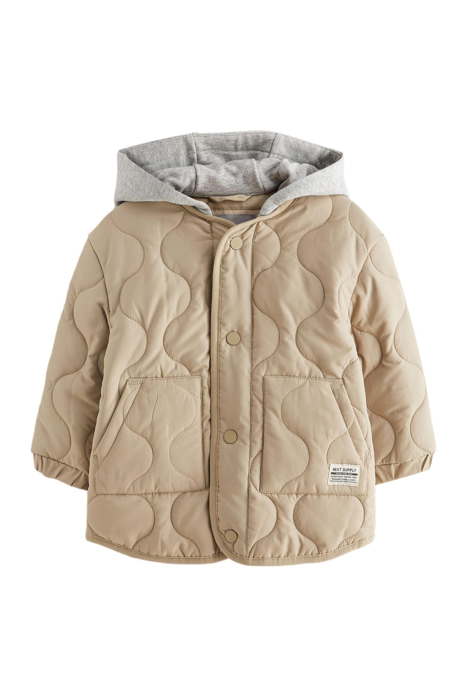 Neutral Quilted Jacket (3mths-7yrs)