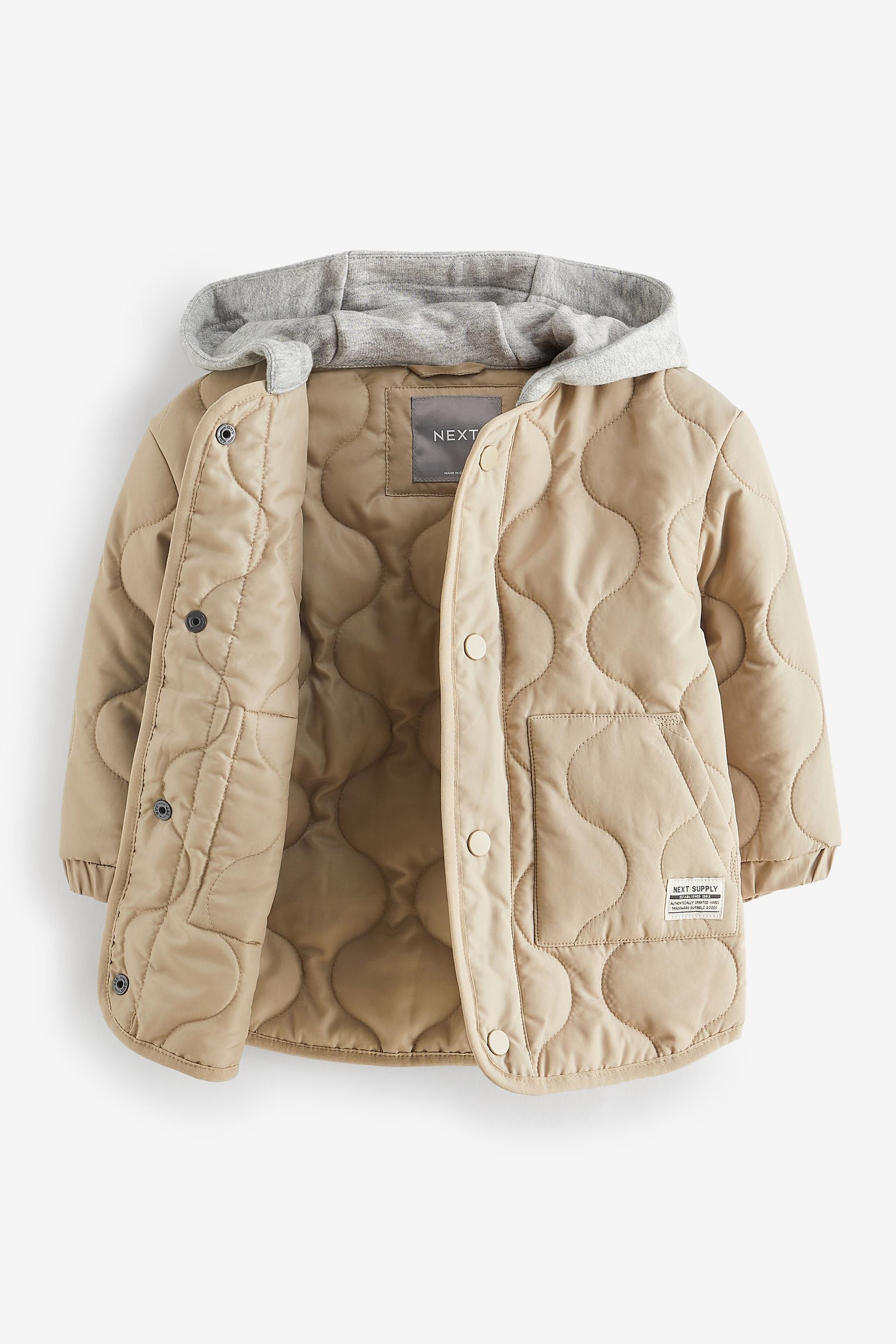 Neutral Quilted Jacket (3mths-7yrs)