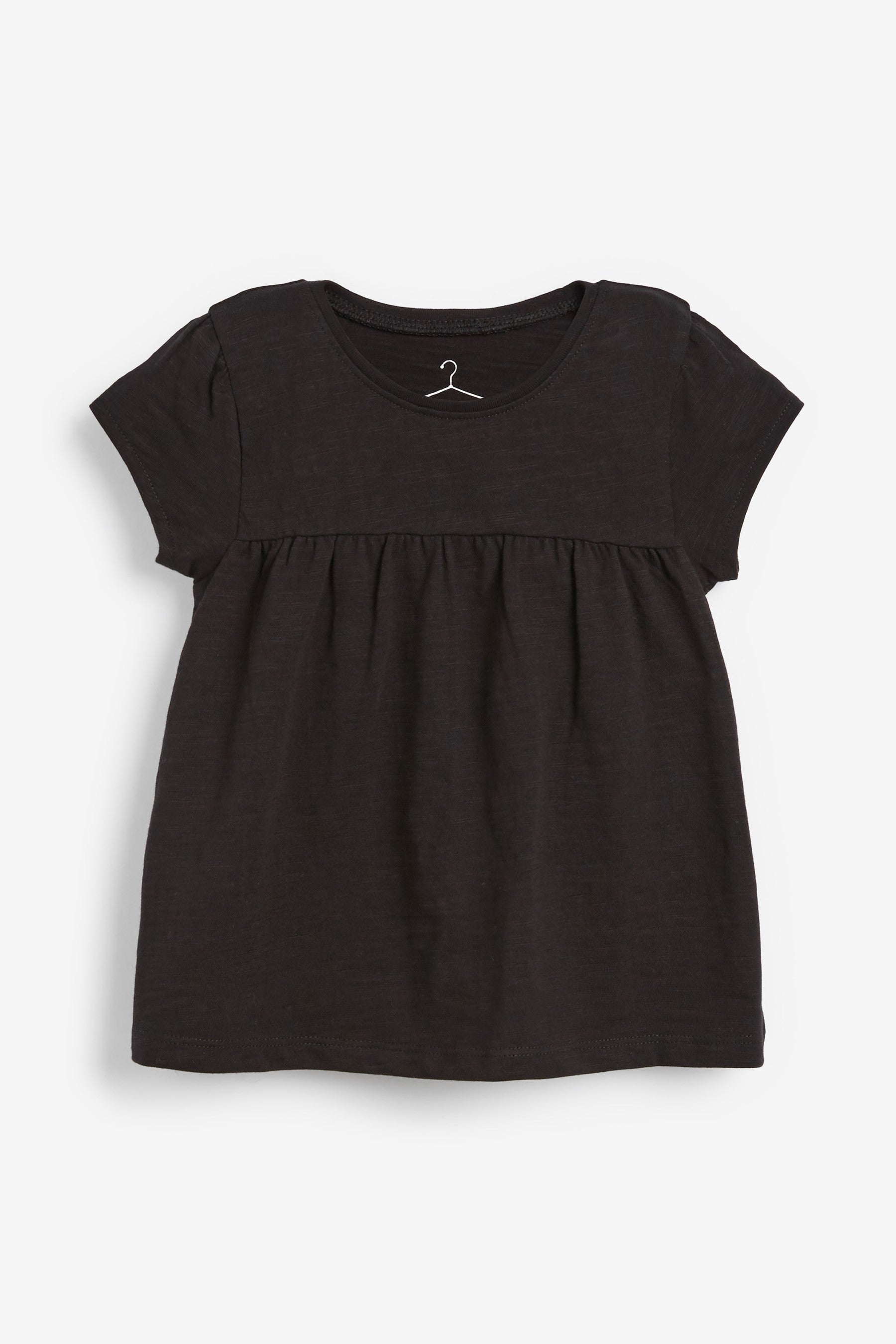 Black Cotton T-Shirt (3mths-7yrs)