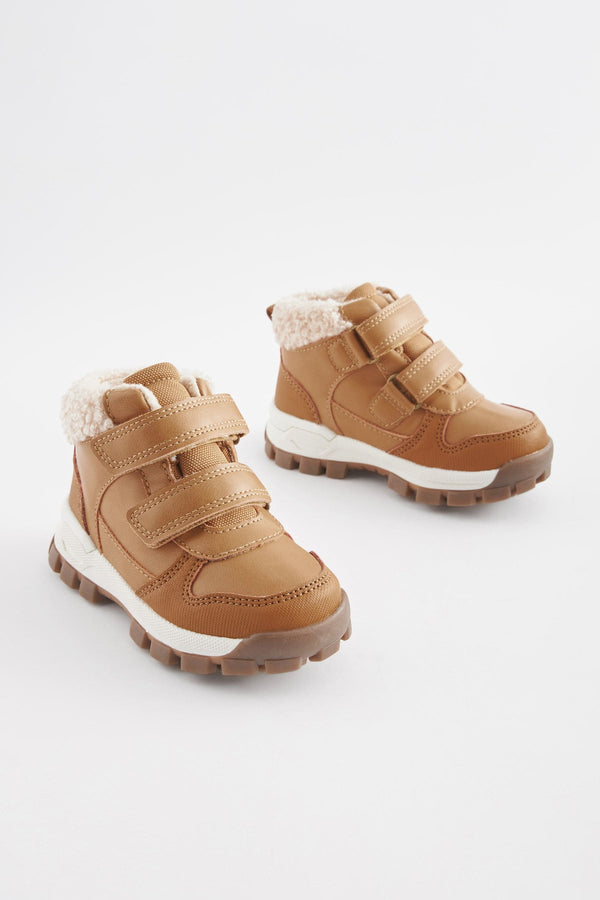 Tan Brown Water Resistant Thermal Thinsulate™ Lined Walking Boots