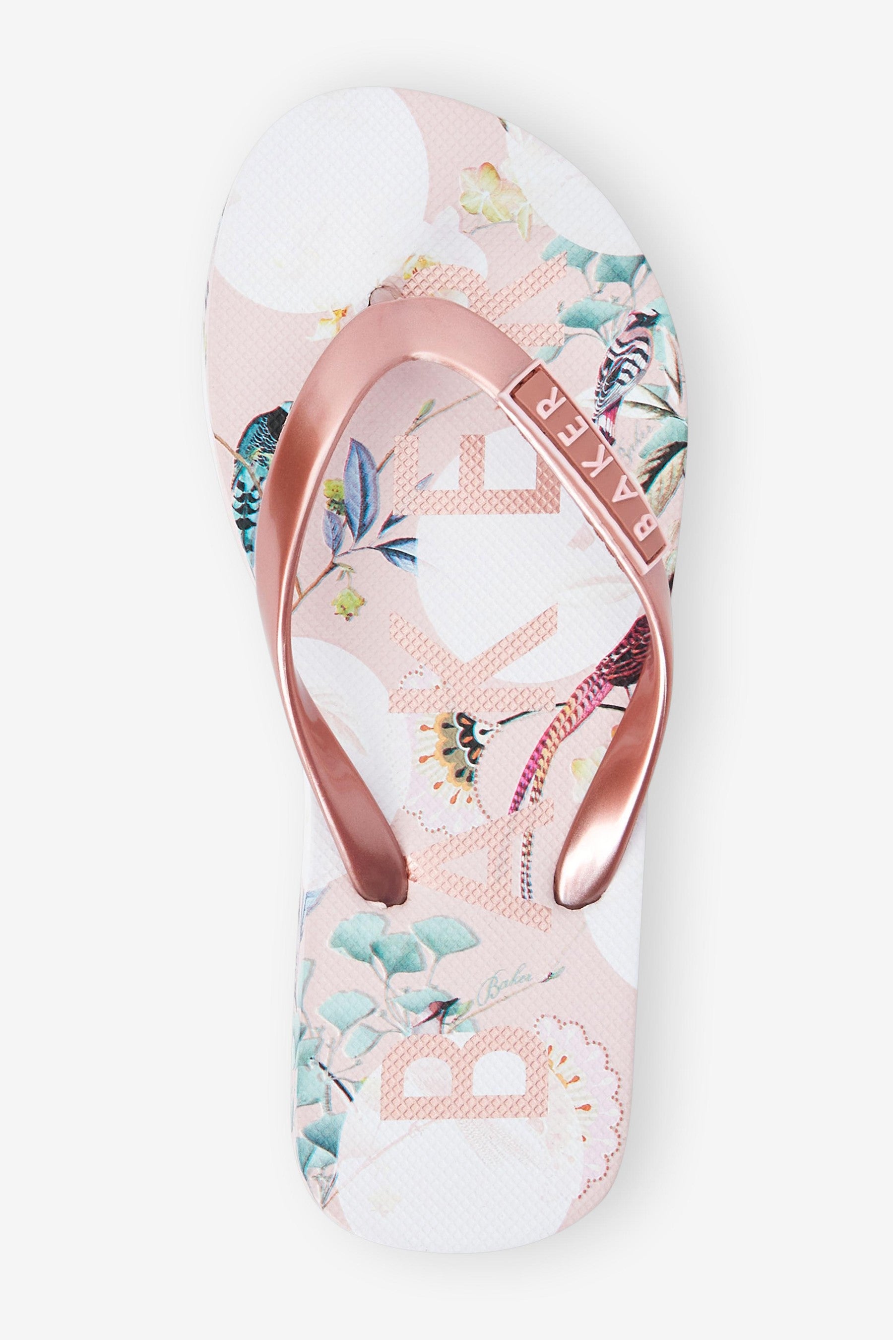 Baker by Ted Baker Floral Printed Flip Flops