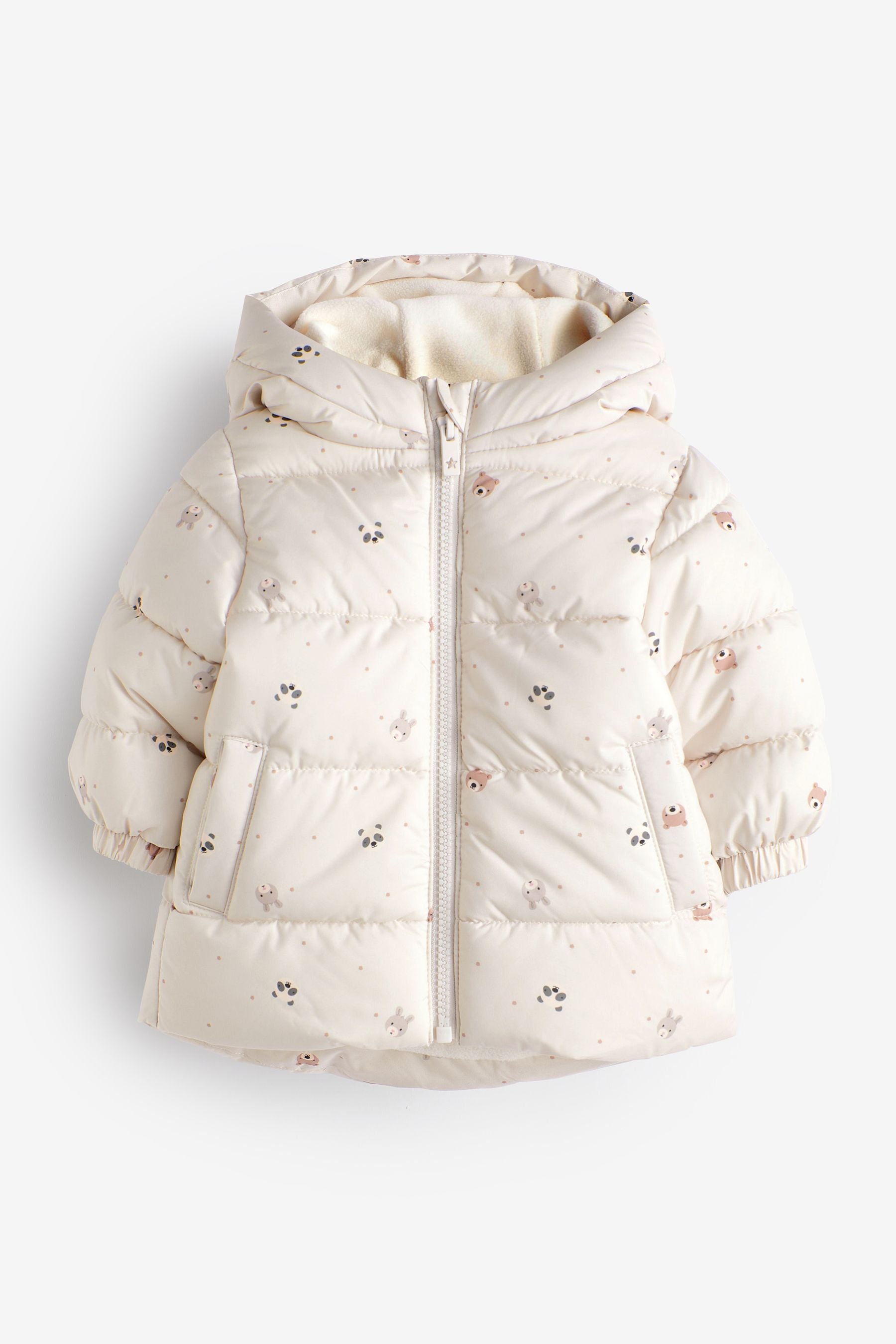 Neutral Shower Resistant Padded Coat (3mths-7yrs)