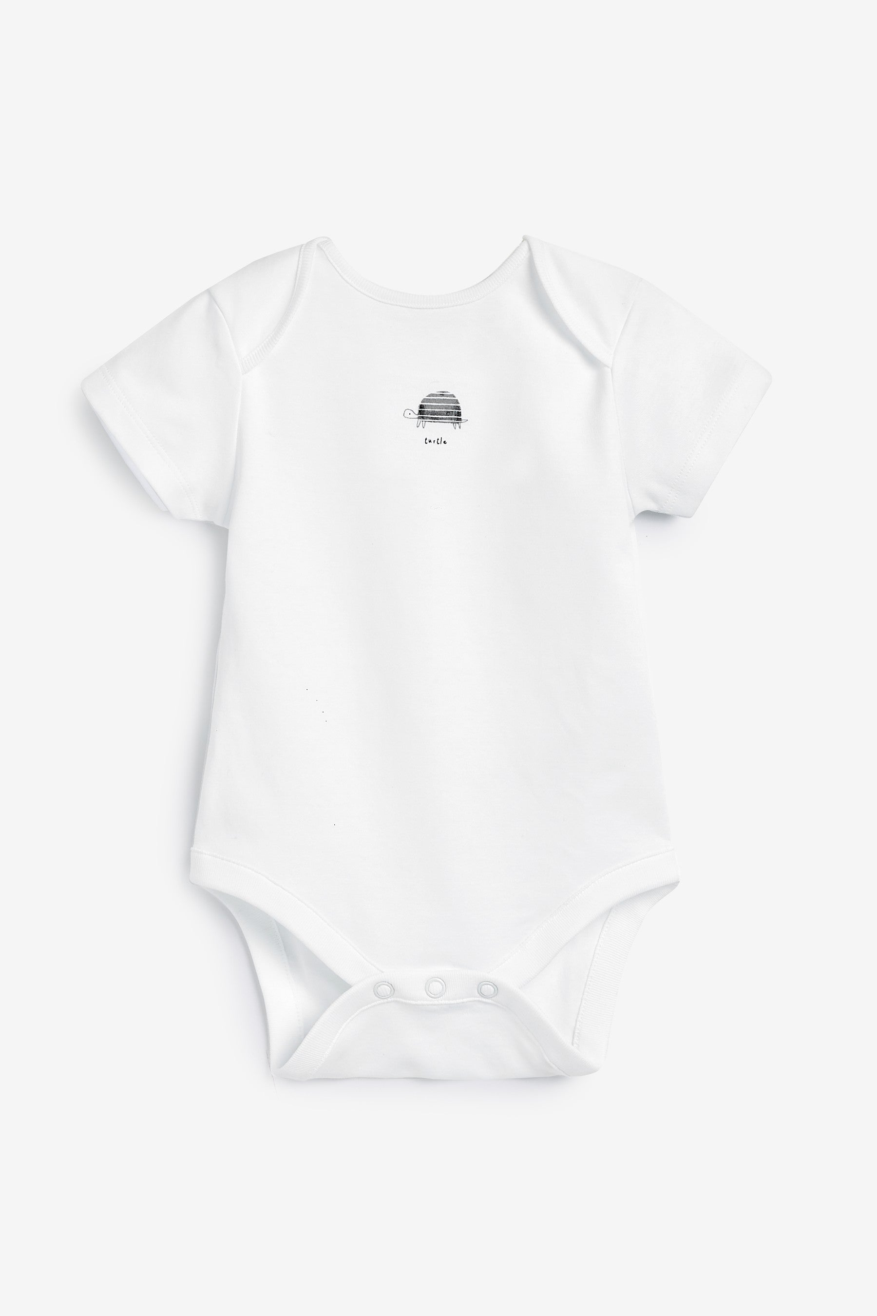 White Character Baby 7 Pack Cotton Short Sleeve Bodysuits (0mths-3yrs)