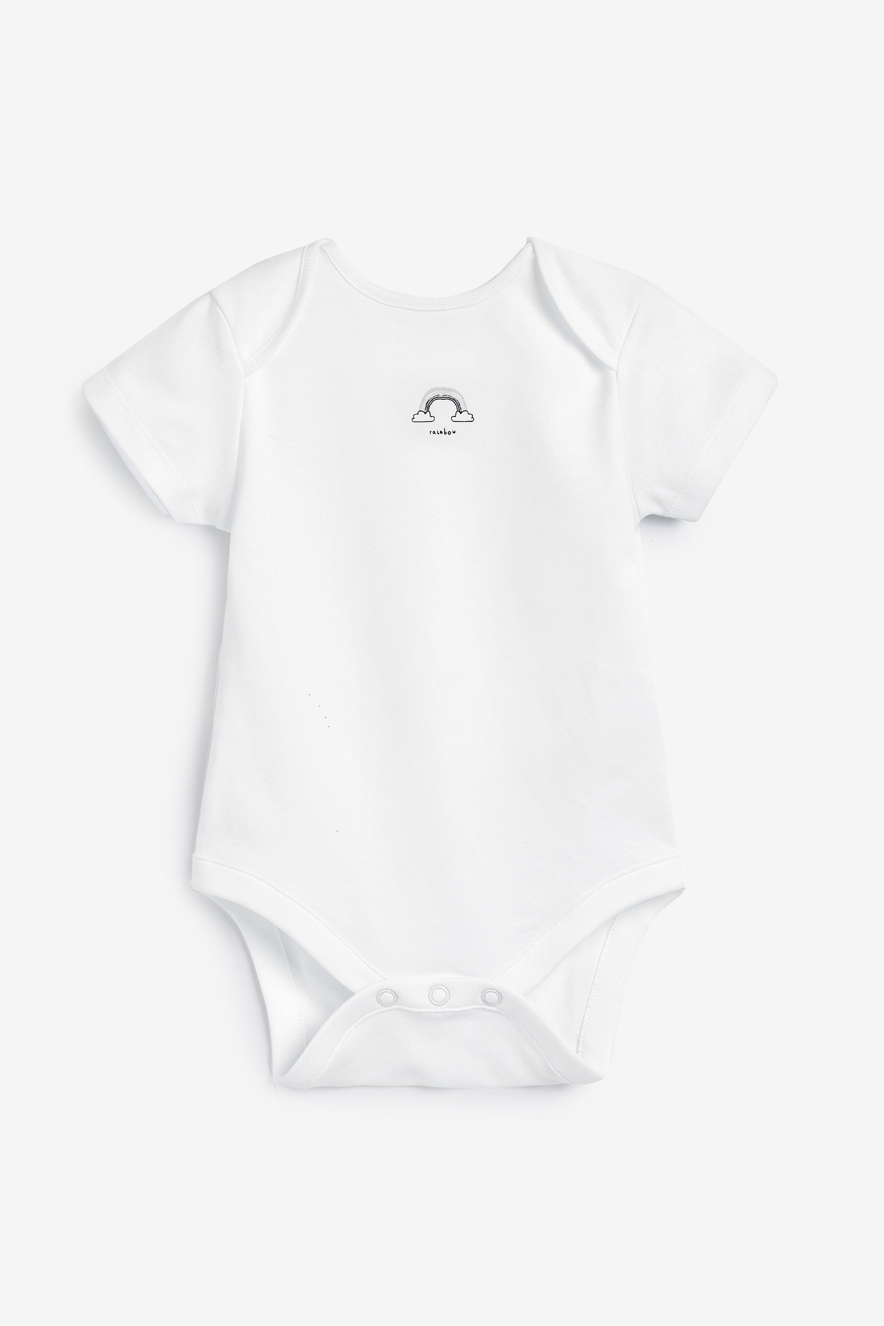 White Character Baby 7 Pack Cotton Short Sleeve Bodysuits (0mths-3yrs)