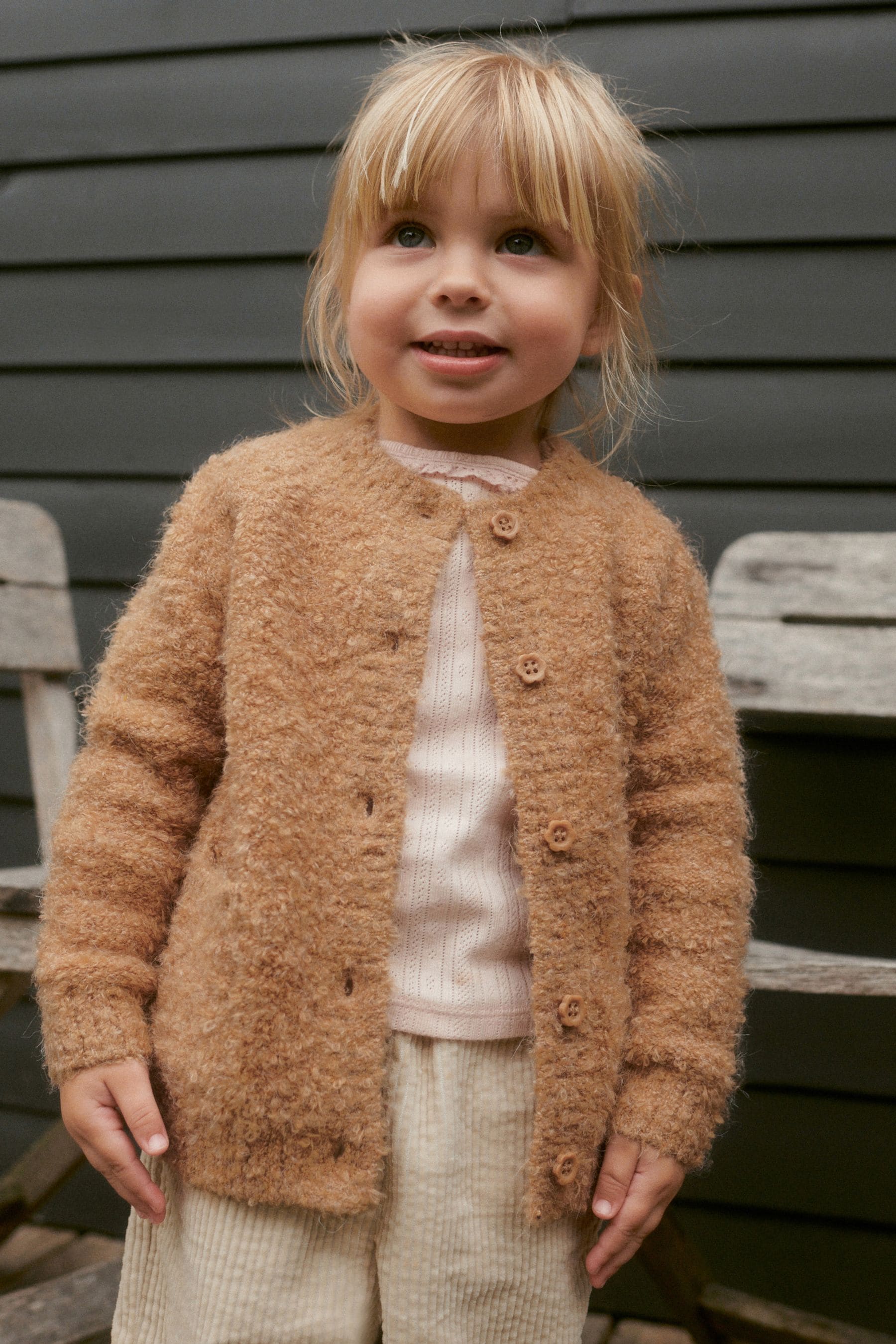 Tan Brown Cosy Cardigan (12mths-7yrs)