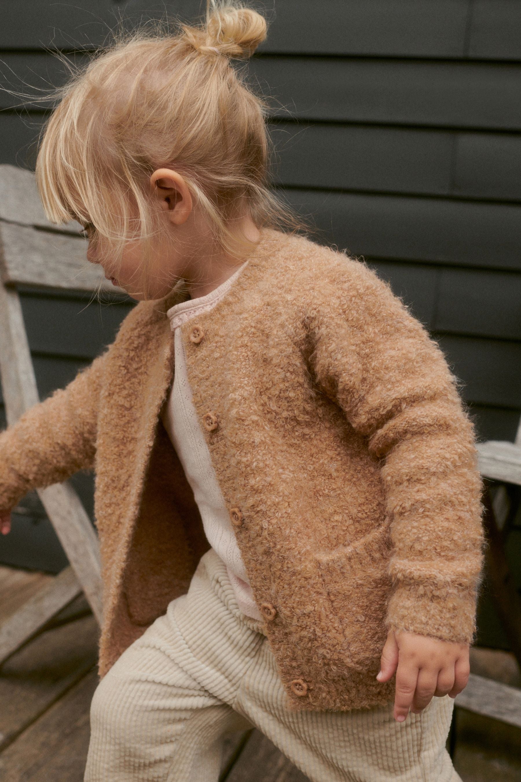 Tan Brown Cosy Cardigan (12mths-7yrs)