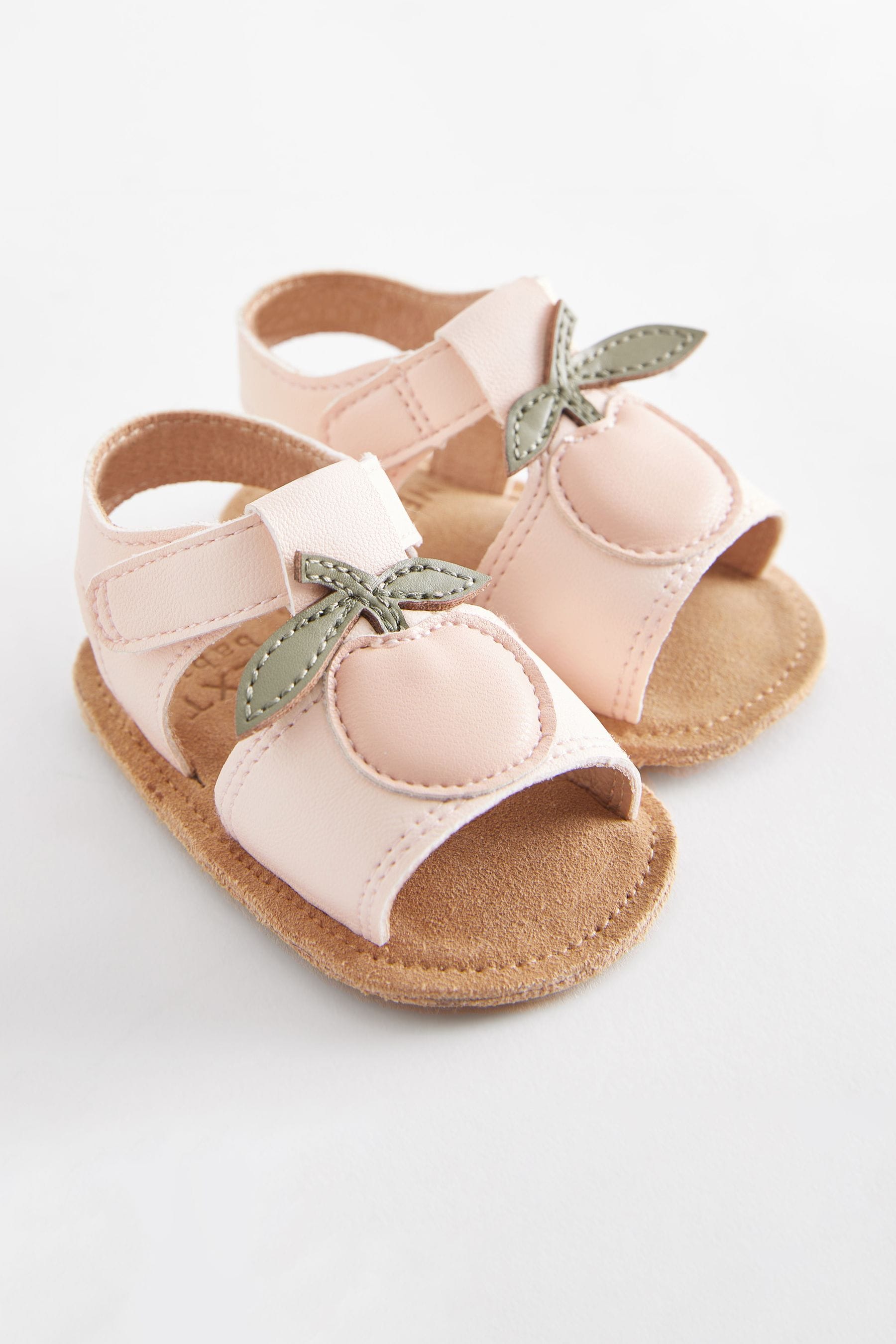 Peach Pink Character Baby Sandals (0-24mths)