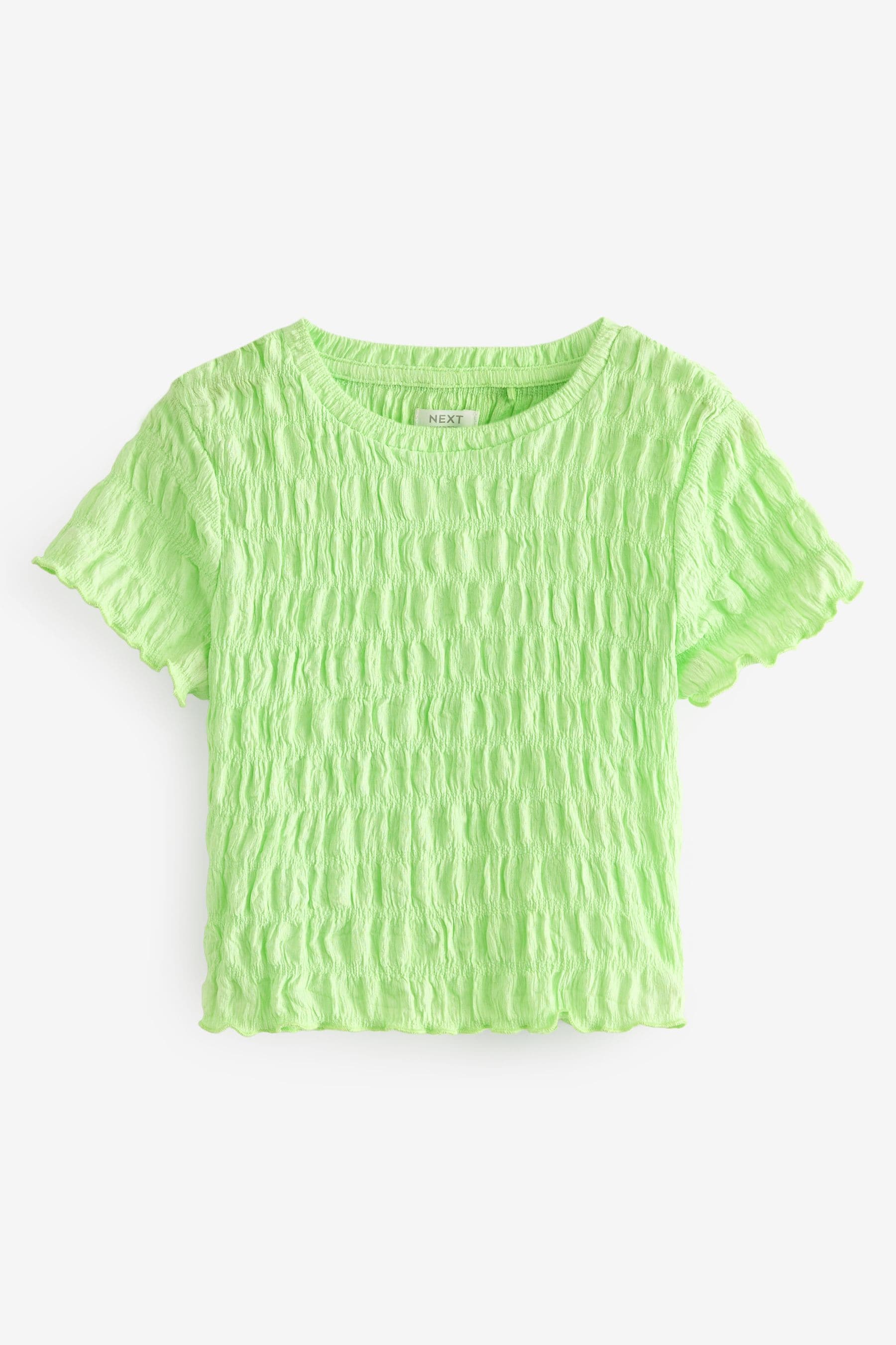 Green Textured Top (3-16yrs)