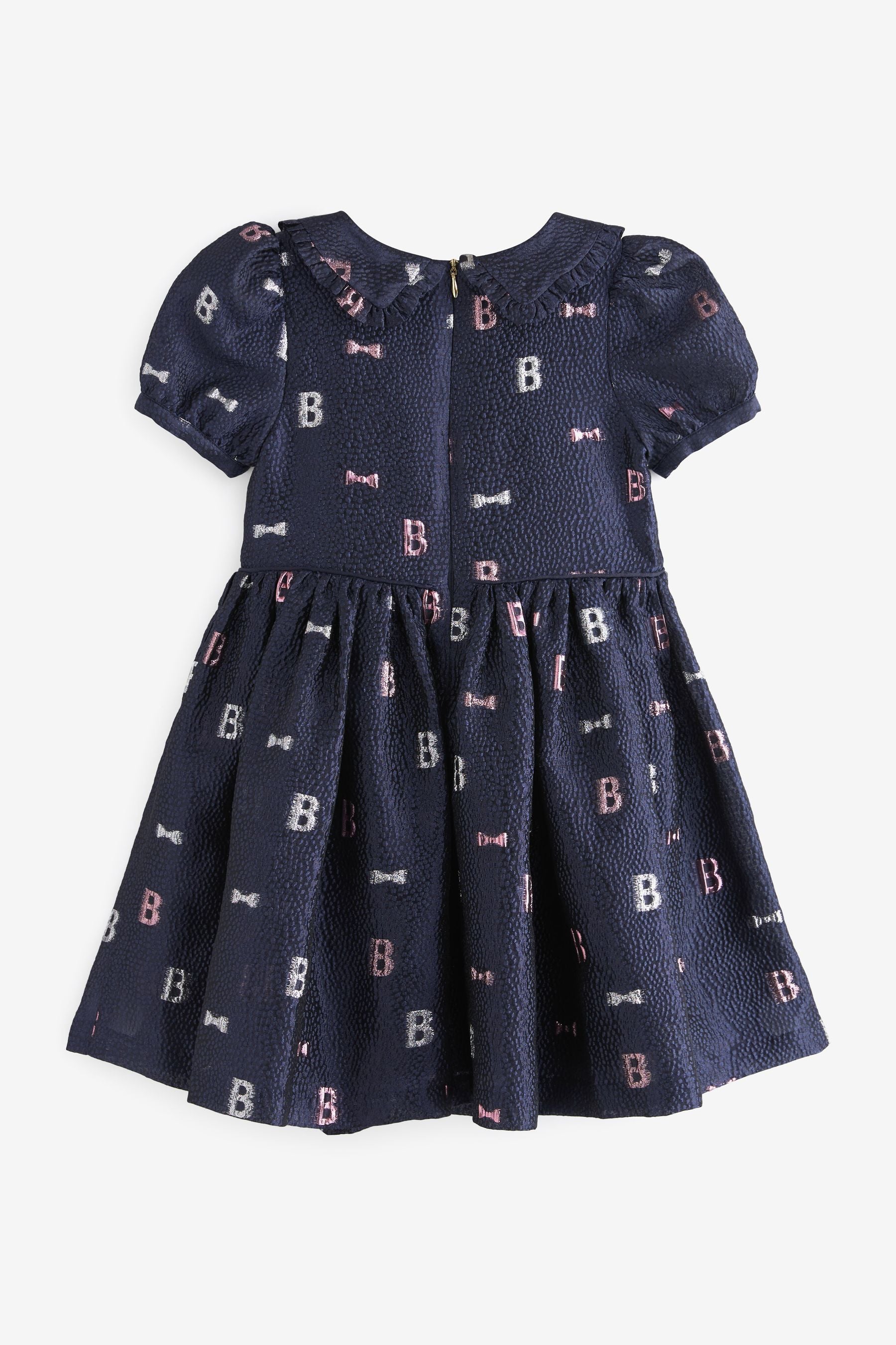 Navy Baker by Ted Baker Navy Cloque Dress