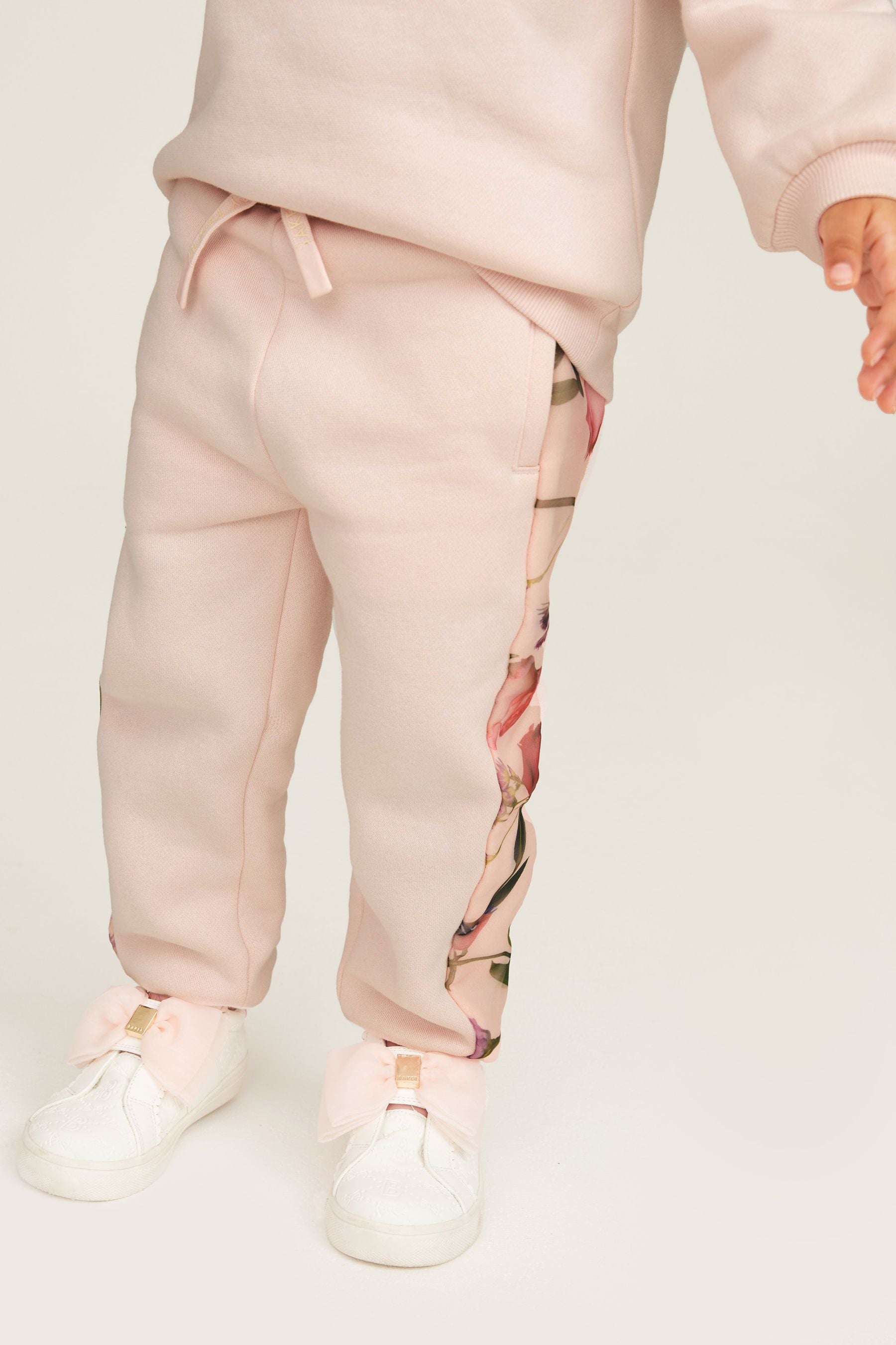 Pink Baker by Ted Baker (0-6yrs) Frill Sweater and Jogger Set