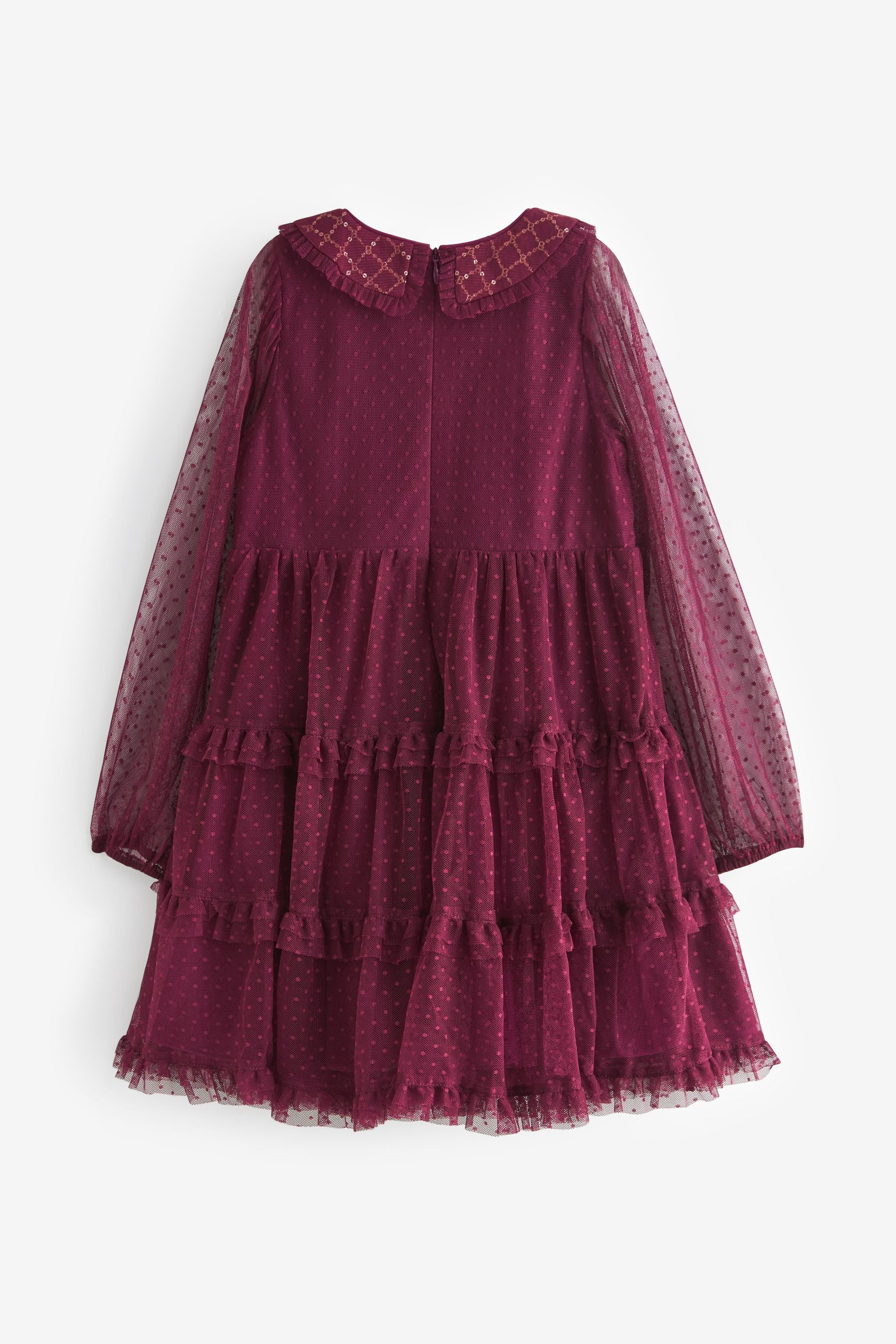 Plum Purple Baker by Ted Baker Plum Purple Tulle Dress