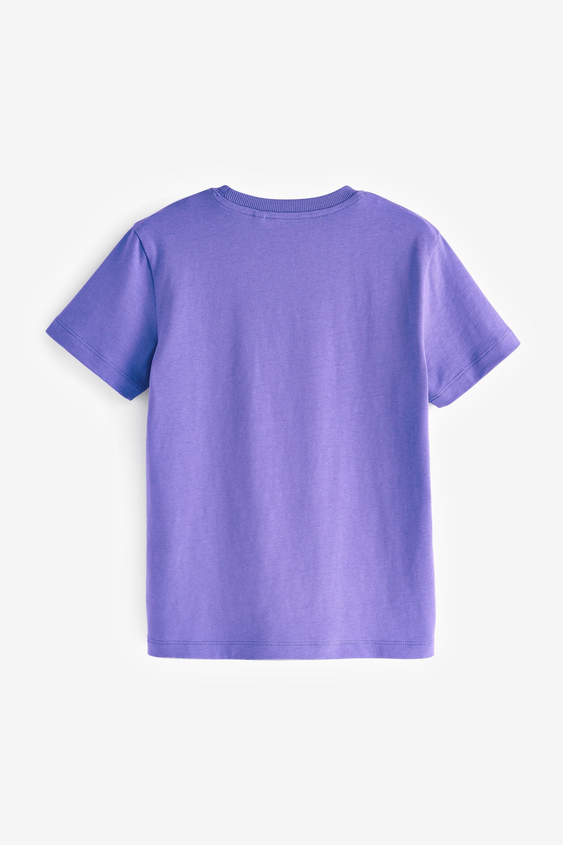 Purple Cotton Short Sleeve T-Shirt (3-16yrs)