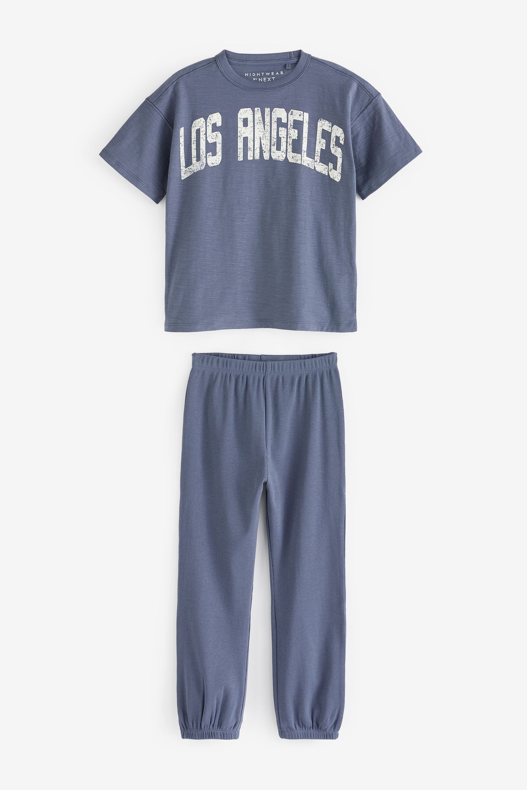 Blue/ White/ Grey Joggers Pyjamas 3 Pack (3-16yrs)