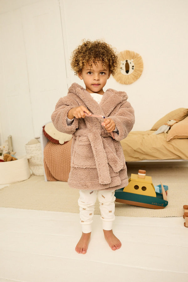 Brown Bear Fleece Dressing Gown (9mths-12yrs)