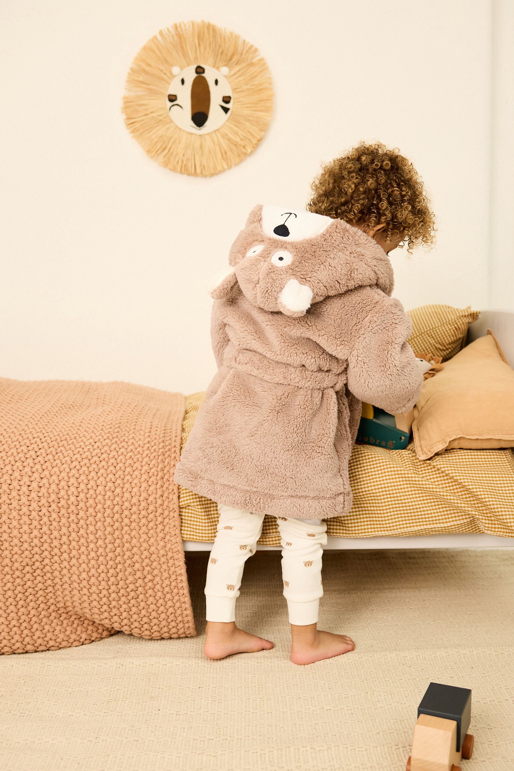 Brown Bear Fleece Dressing Gown (9mths-12yrs)