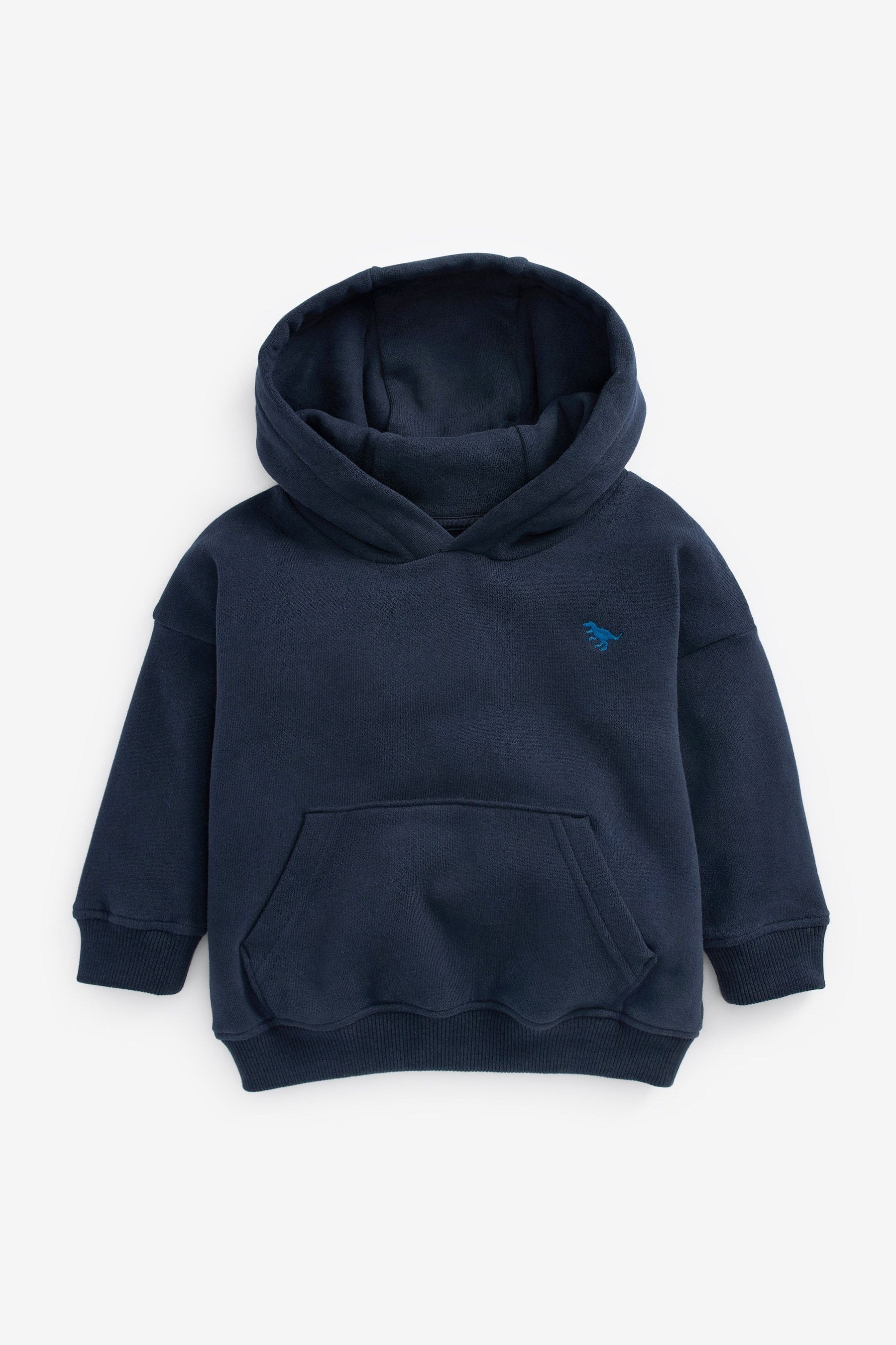 Navy Blue Soft Touch Jersey Hoodie (3mths-7yrs)