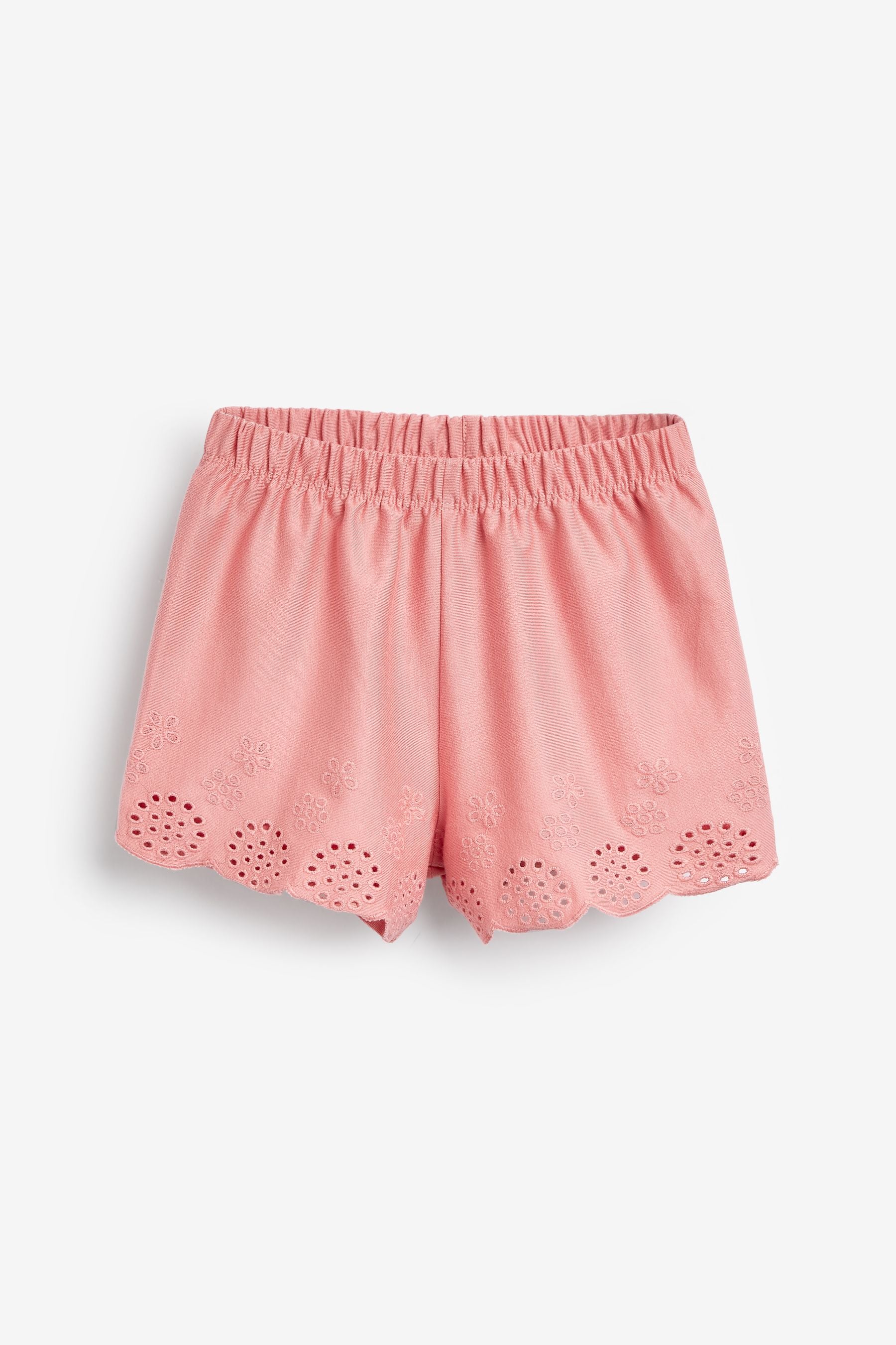 Multi Jersey Broderie Shorts 3 Pack (3mths-8yrs)