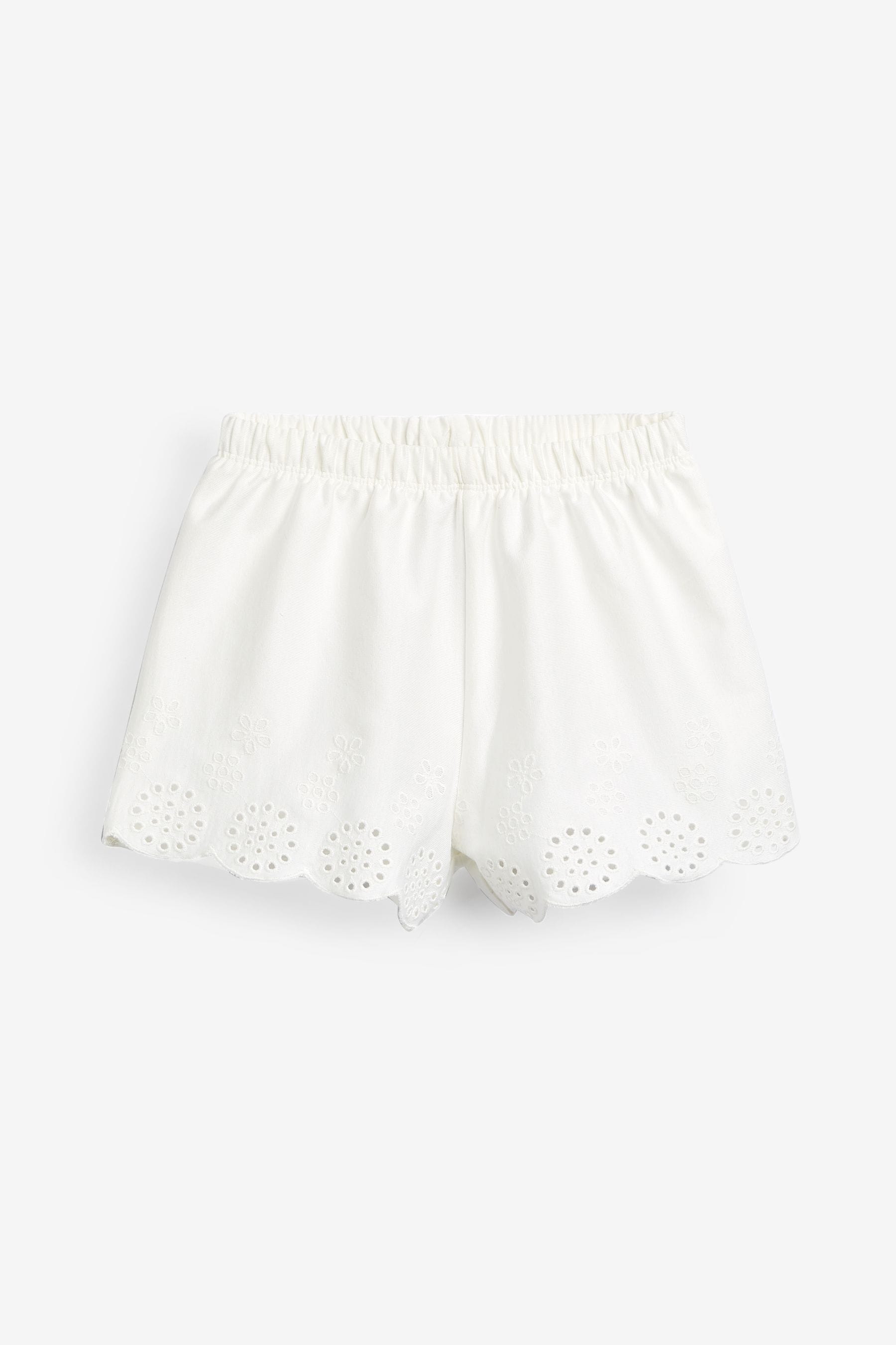 Multi Jersey Broderie Shorts 3 Pack (3mths-8yrs)