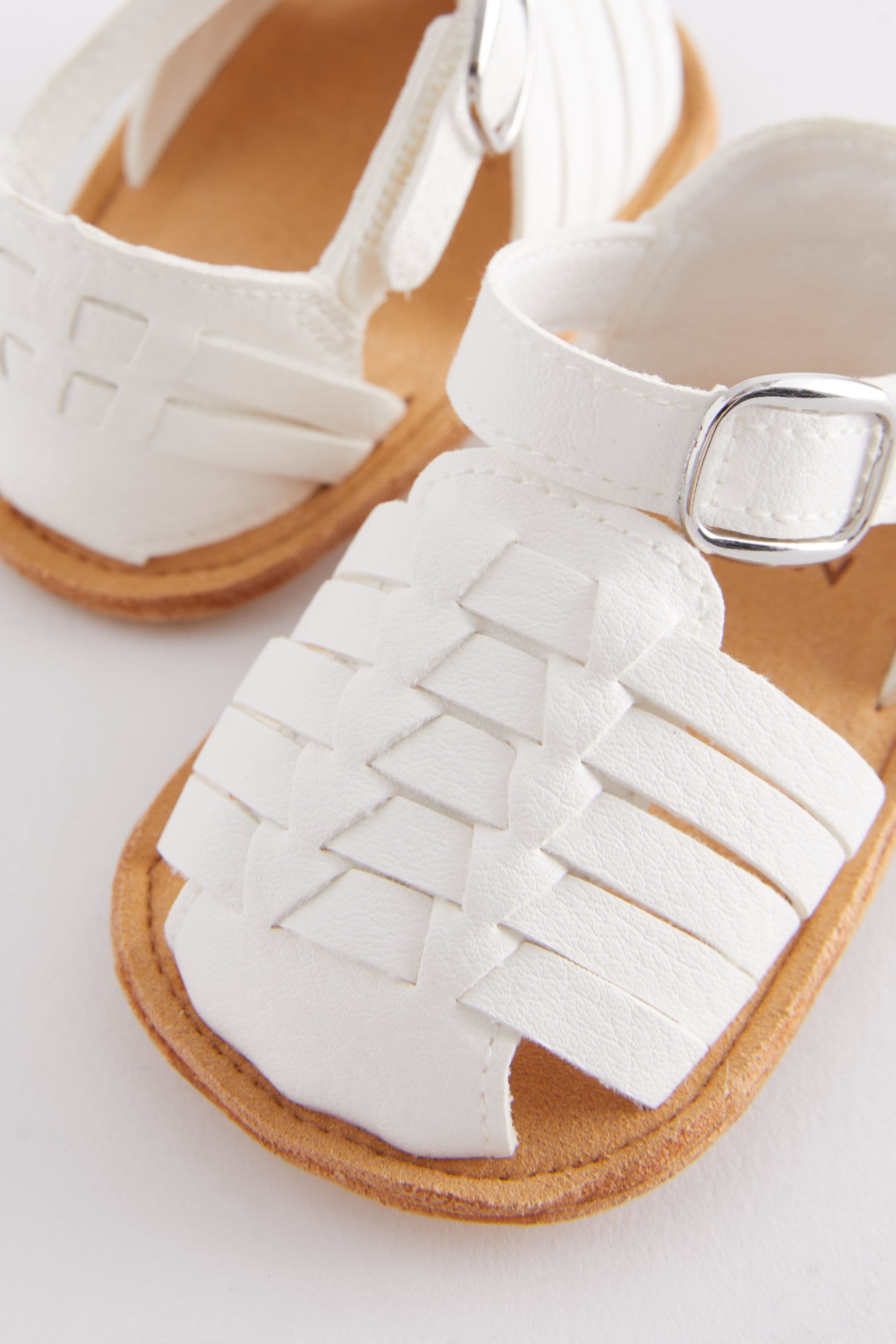 White Fisherman Baby Sandals (0-24mths)